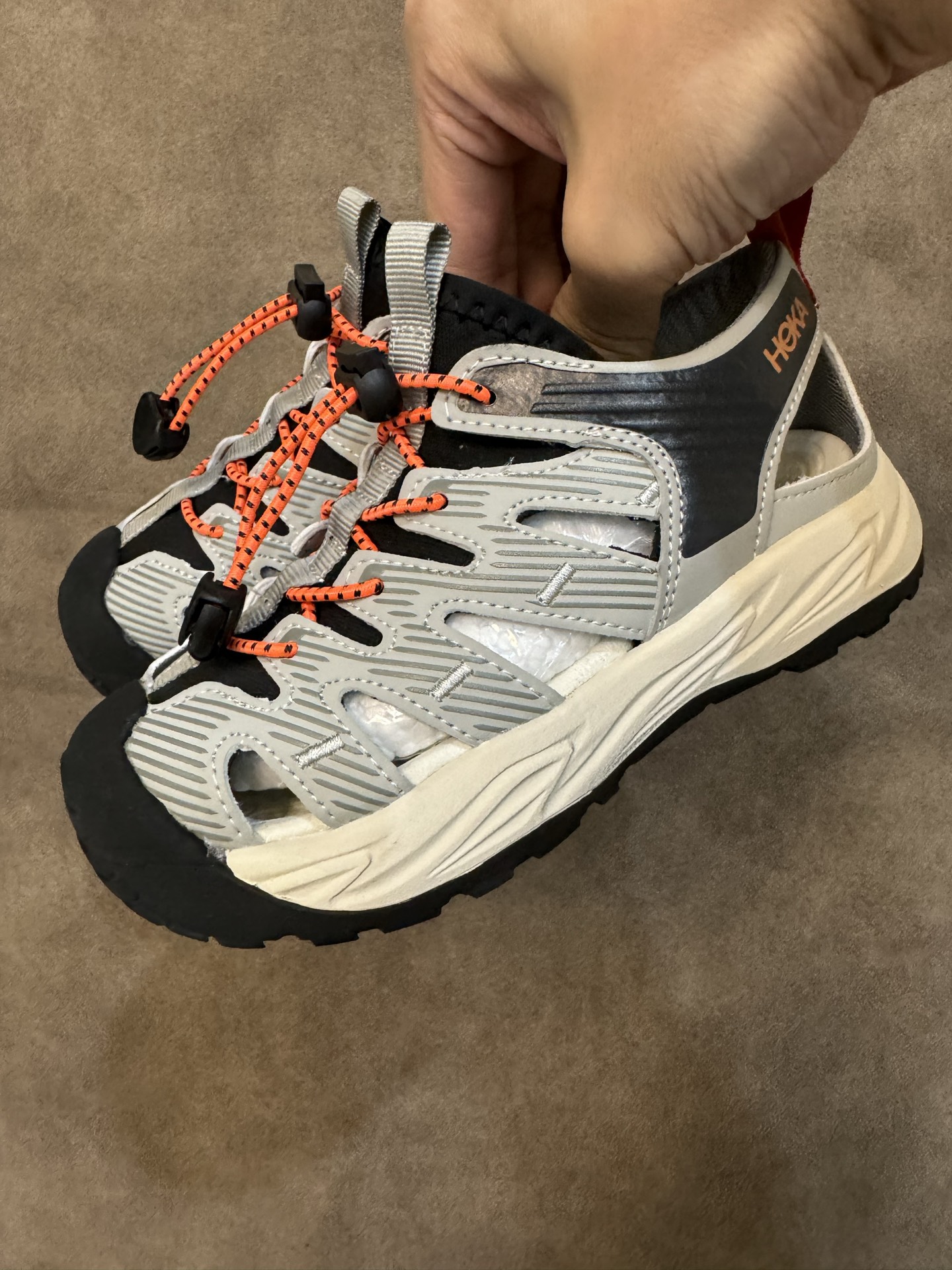 HOKA包头凉鞋徒步机能防滑登山越野户外运动溯溪凉鞋 HOKA霍帕拉系列造型男女夏季沙滩凉鞋 尺码 26-37-选品中心