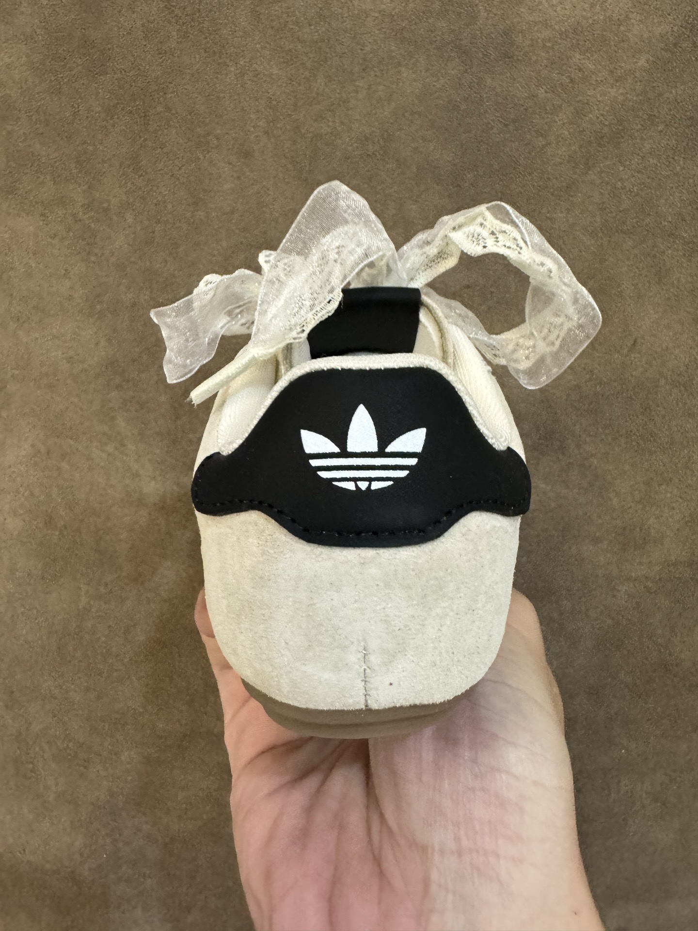 图片[7]-AD 三叶草蕾丝蝴蝶结德训童鞋26-37码 百搭又不失时尚的三条纹 透气性网面，舒适不闷脚☁️橡胶耐磨防滑大底，脚感超赞👍🏻-选品中心