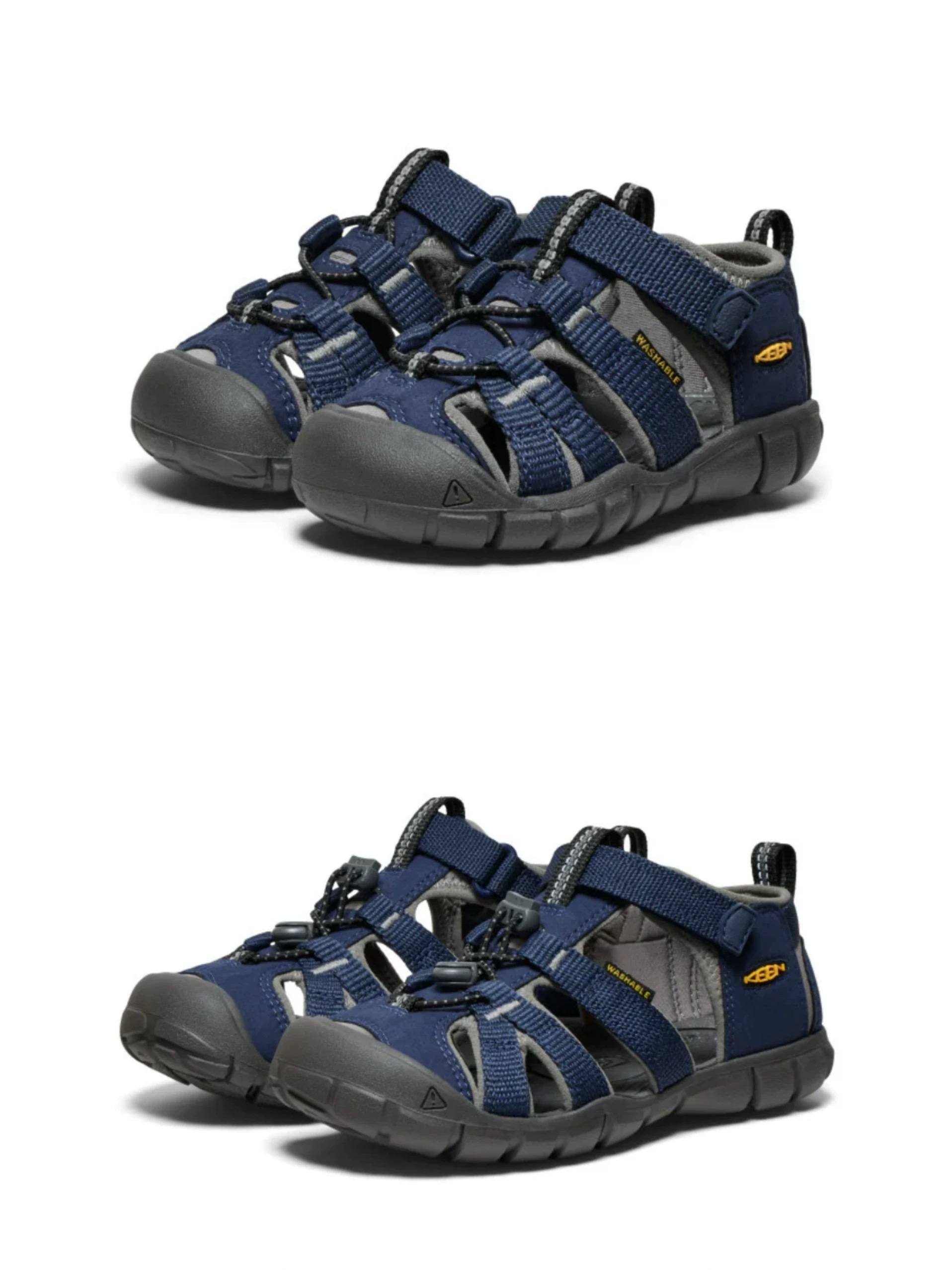 图片[4]-新色出货 潮牌二代轻便儿童溯溪两穿凉鞋 尺码：24-37码 潮牌KEEN升级二代轻便凉鞋🆕 超轻超软超好穿✌🏻 溯溪款两穿超便捷✔️ 魔术贴设计，穿脱超方便👍🏻-选品中心