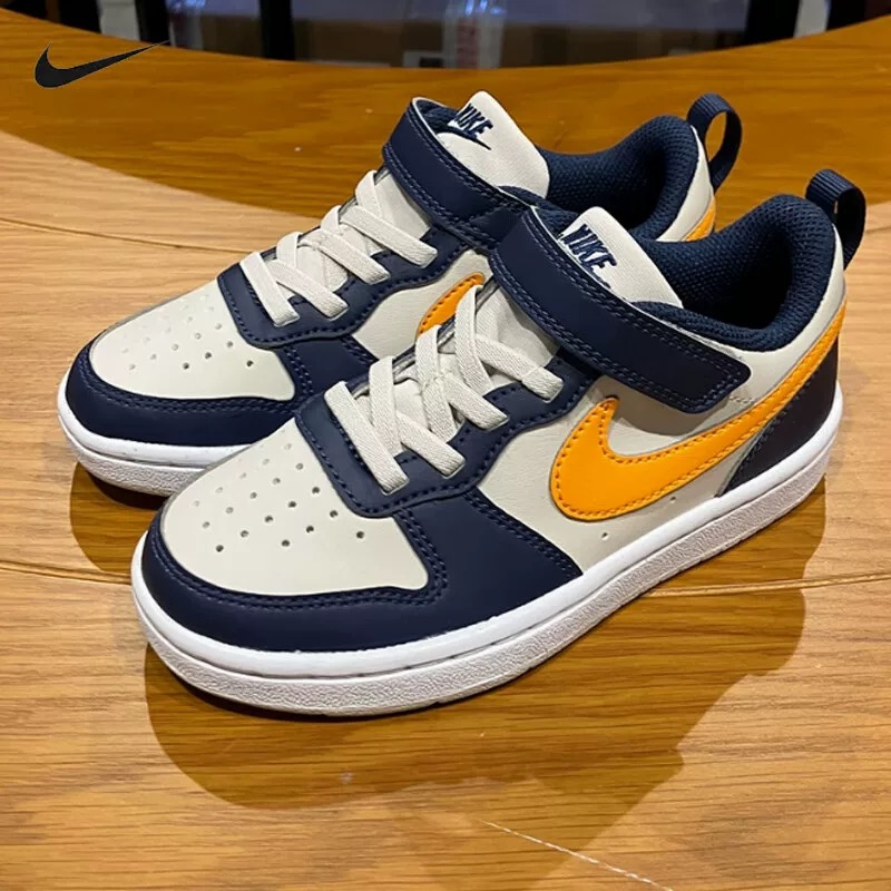 图片[8]-新色出货 NK 空军一号工装低帮魔术贴儿童板鞋小白鞋 尺码：22-37.5码 经典百搭板鞋小白鞋，学生时代必备❤️ 低帮魔术贴设计，穿脱方便✔️ 橡胶大底，耐磨防滑👍🏻 优质皮料拼接，质感满分💯-选品中心