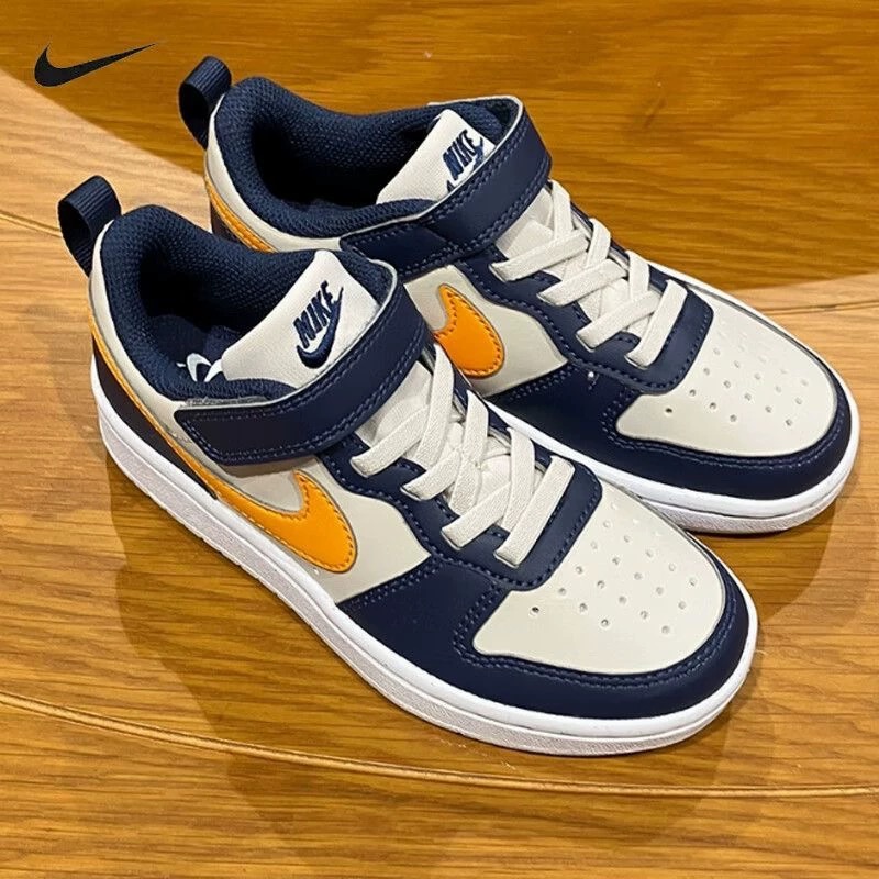 图片[9]-新色出货 NK 空军一号工装低帮魔术贴儿童板鞋小白鞋 尺码：22-37.5码 经典百搭板鞋小白鞋，学生时代必备❤️ 低帮魔术贴设计，穿脱方便✔️ 橡胶大底，耐磨防滑👍🏻 优质皮料拼接，质感满分💯-选品中心