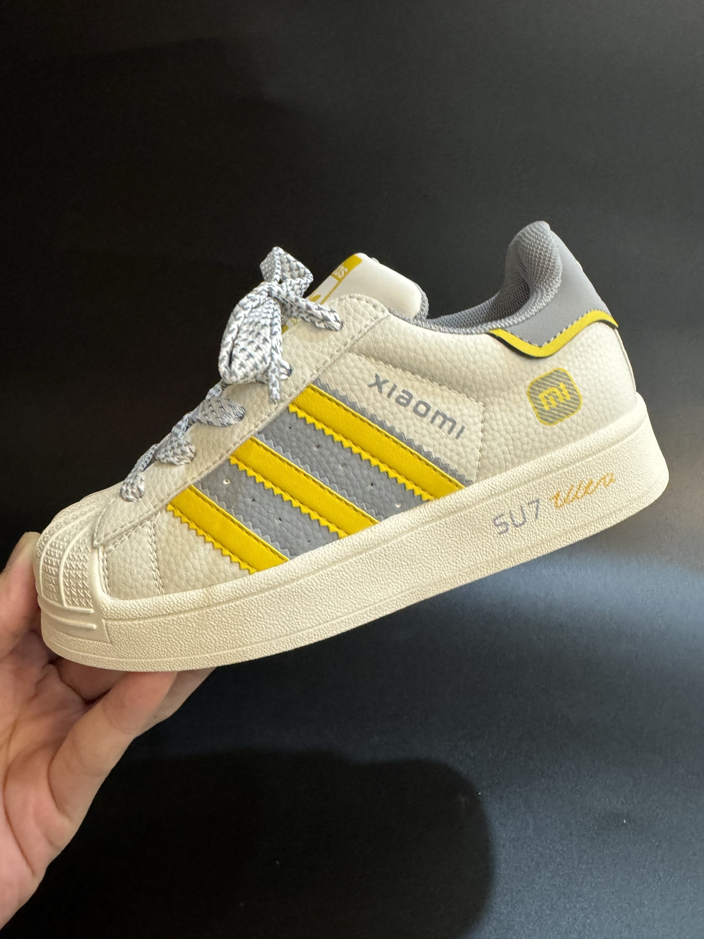 图片[6]-AD贝壳头联名头层皮儿童板鞋男女童鞋休闲鞋 尺码：22–37码 超百搭的新款联名贝壳头🆕 优质头层皮面料，质感满分💯 橡胶耐磨防滑大底，脚感超赞👍🏻-选品中心