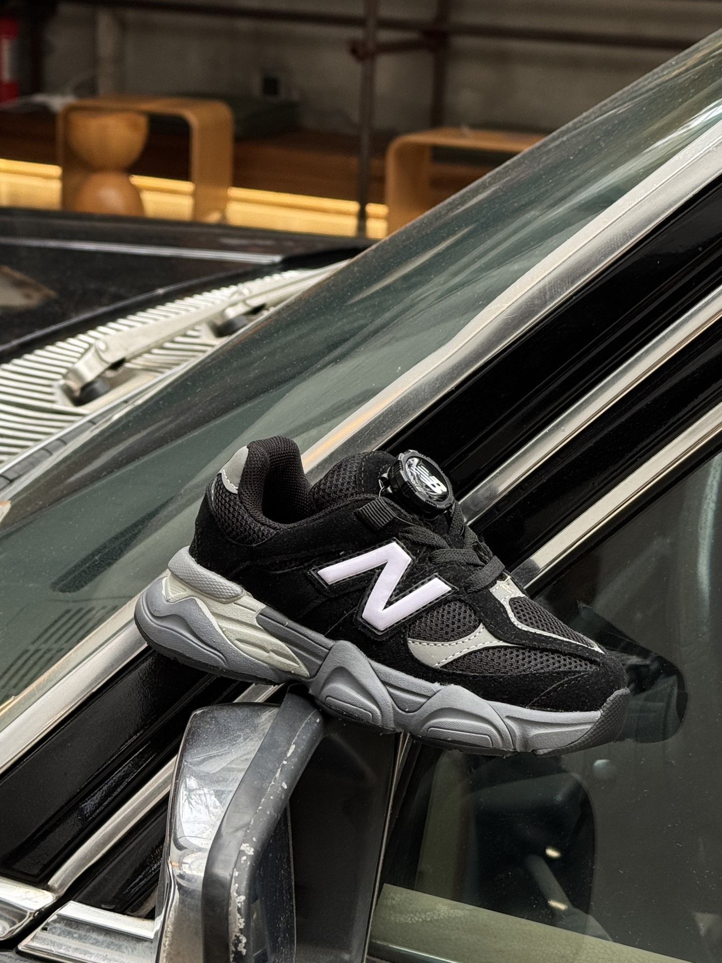 图片[2]-NB 9060旋钮扣儿童老爹鞋运动鞋跑步鞋24-37码 经典NB9060旋钮扣老爹款🆕旋钮扣扣设计，穿脱方便✌🏻老爹款式设计，百搭又时髦✨-选品中心