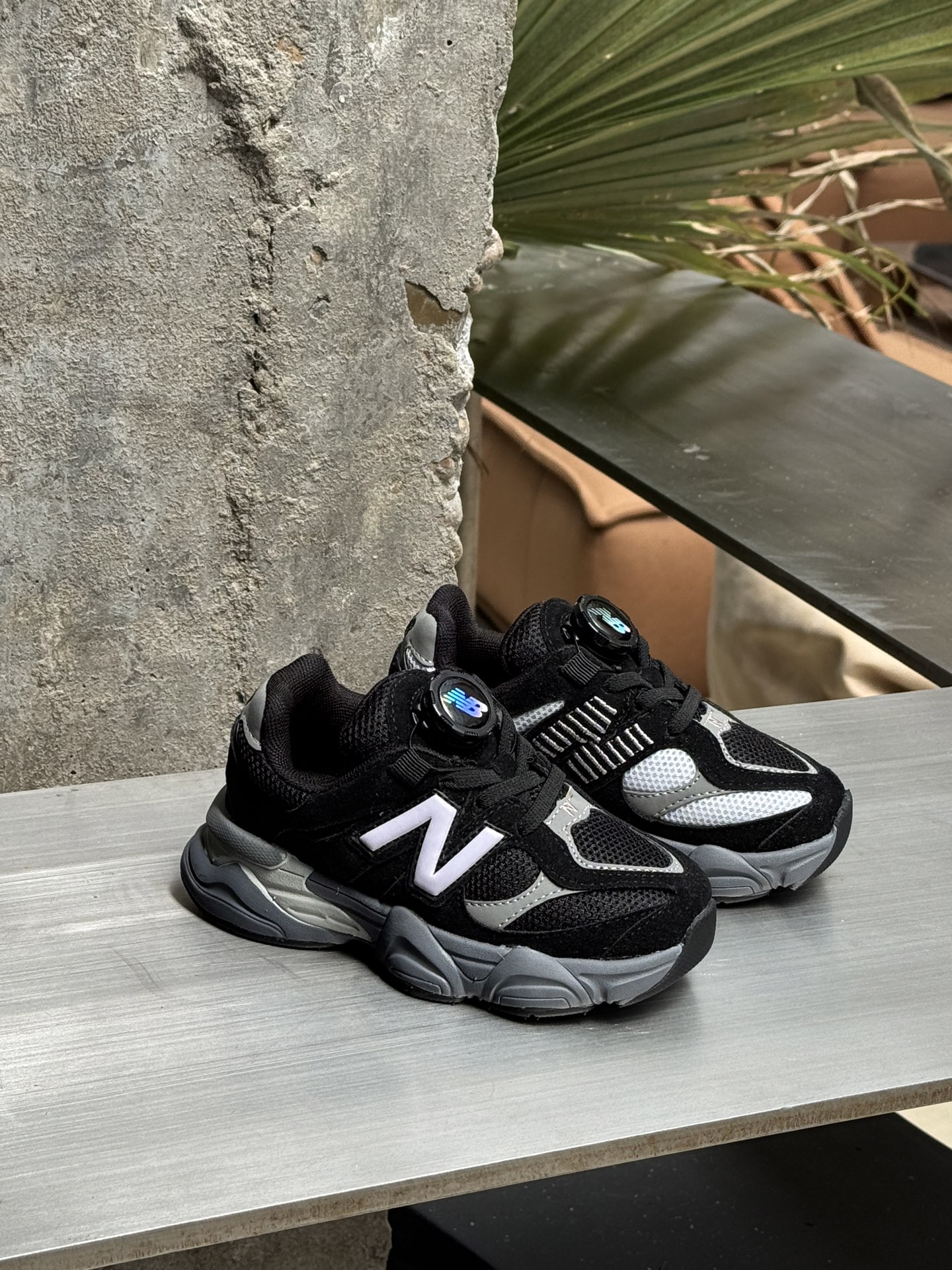 图片[5]-NB 9060旋钮扣儿童老爹鞋运动鞋跑步鞋24-37码 经典NB9060旋钮扣老爹款🆕旋钮扣扣设计，穿脱方便✌🏻老爹款式设计，百搭又时髦✨-选品中心