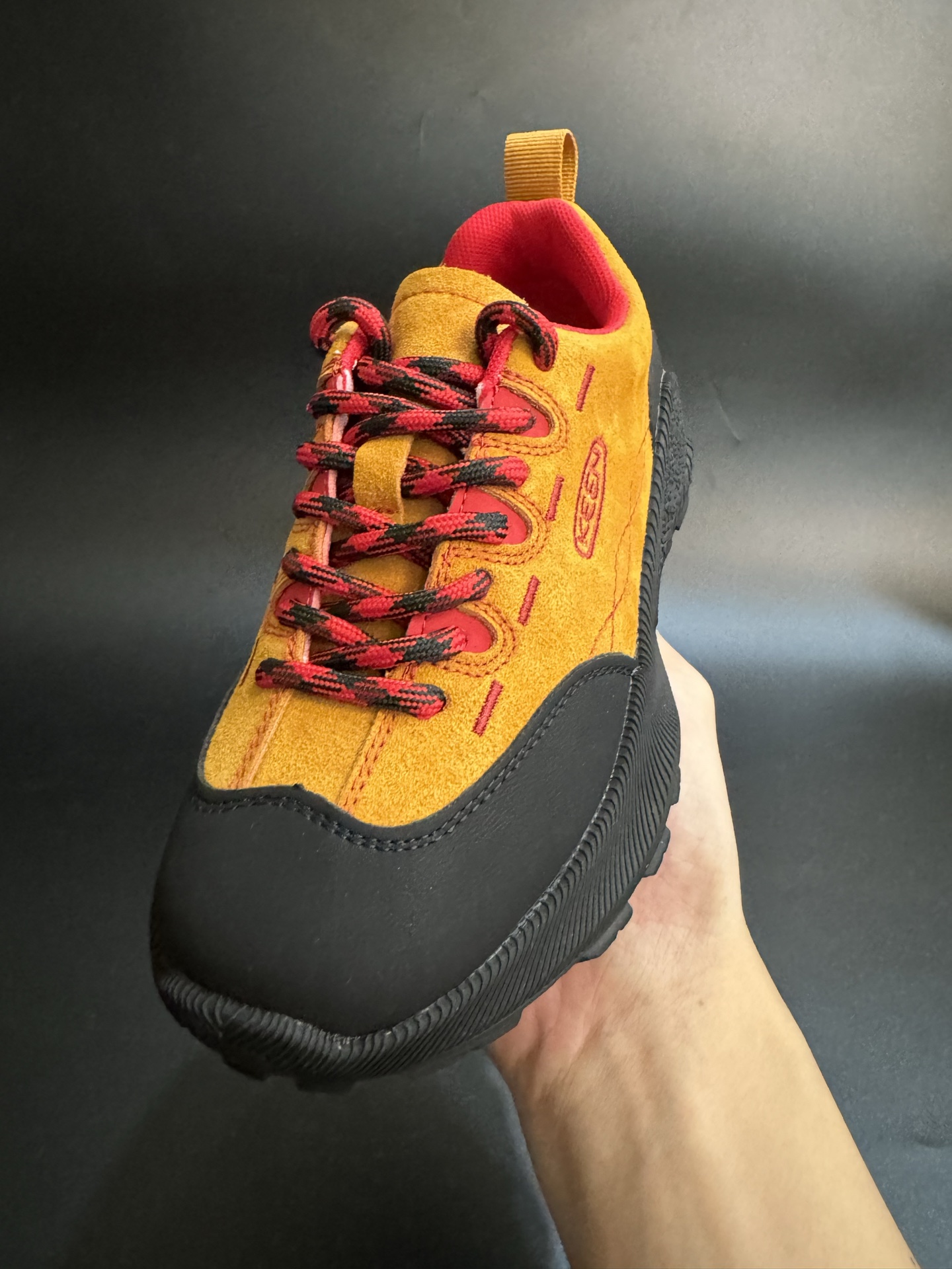 图片[4]-KEEN 联名款儿童鞋户外徒步登山运动鞋童鞋 户外登山运动 萌宝必备童鞋🔥 优质麂皮面料，防水材质✌🏻 橡胶耐磨防滑大底，脚感超赞👍🏻 丑萌丑萌的超可爱😍 尺码：26-37-选品中心