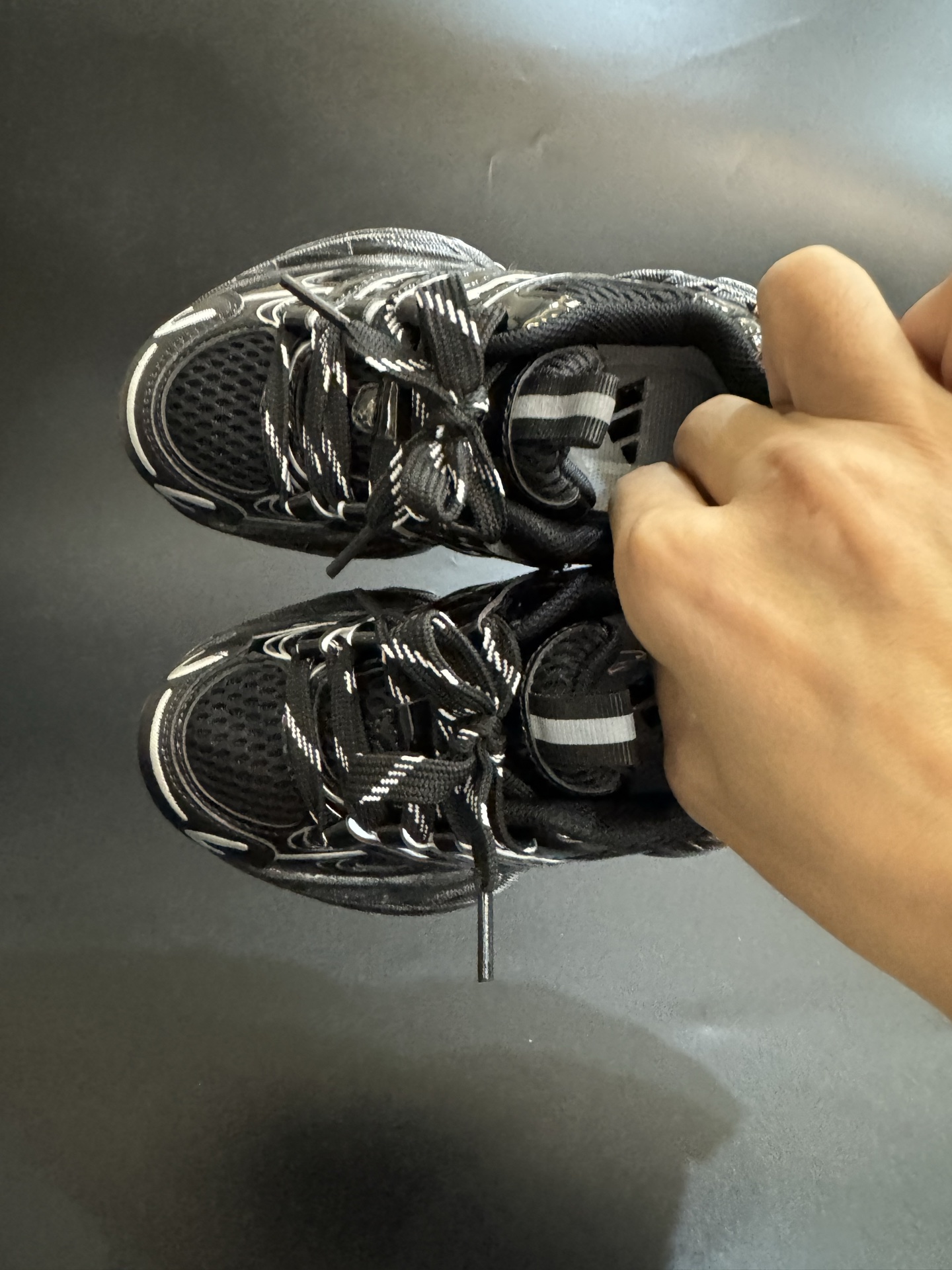 AD爆米花软底儿童老爹鞋时尚休闲运动童鞋26-37 百搭又不失时尚的三条纹透气性鞋面 舒适不闷脚☁️耐磨防滑轻便大底，脚感超赞👍🏻-选品中心