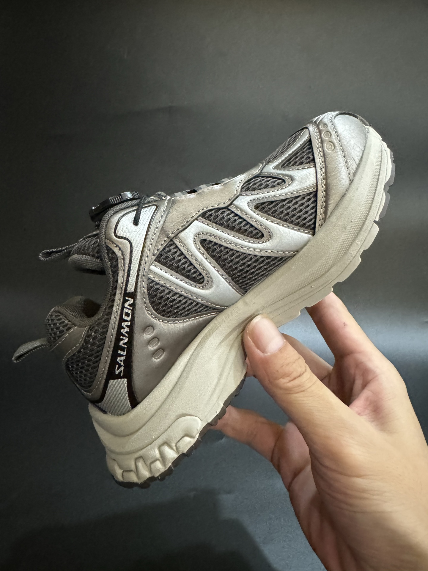 图片[5]-萨络蒙XT-WHISPER旋钮扣童鞋26-37 白敬亭同款网红款儿童休闲户外越野机能运动跑步鞋 实际脚长加1–1.5CM后选内长-选品中心