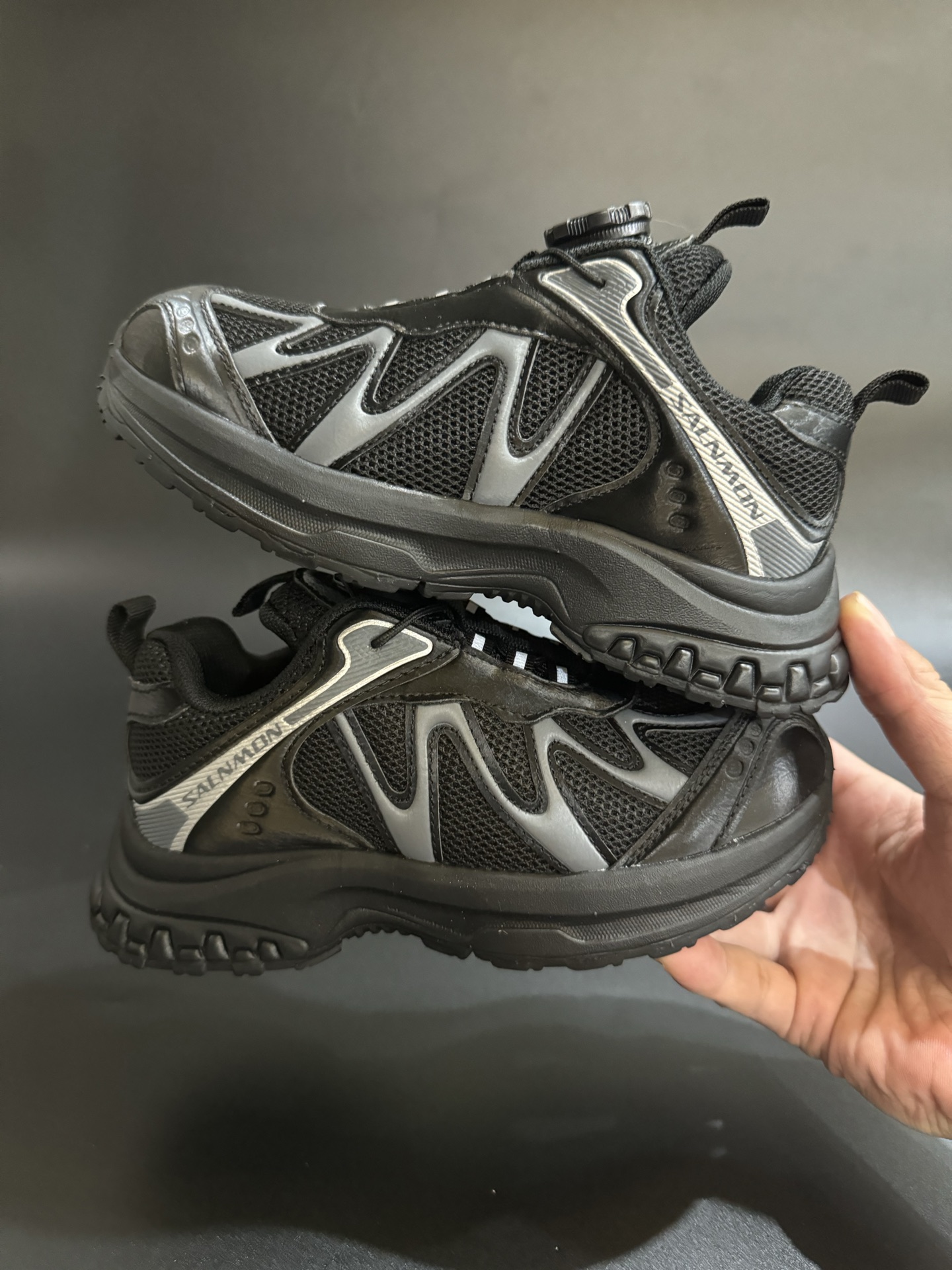 图片[9]-萨络蒙XT-WHISPER旋钮扣童鞋26-37 白敬亭同款网红款儿童休闲户外越野机能运动跑步鞋 实际脚长加1–1.5CM后选内长-选品中心