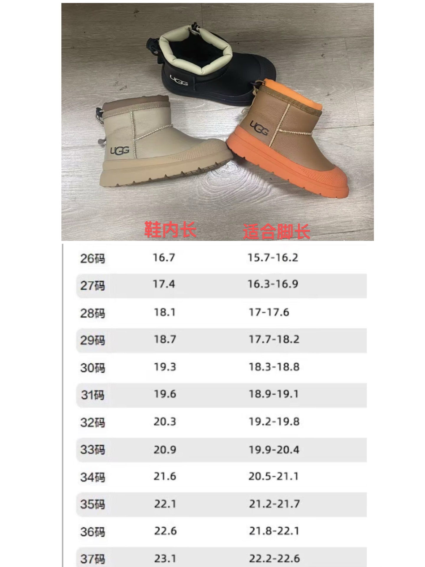 图片[9]-UGG塔斯曼儿童中帮雪地靴 尺码26-37 经典UGG明星款式❤️ 低帮款式设计，保暖防风☁️ 羊毛一体系列，质感满满💯 橡胶耐磨防滑大底，脚感超赞👍🏻-选品中心
