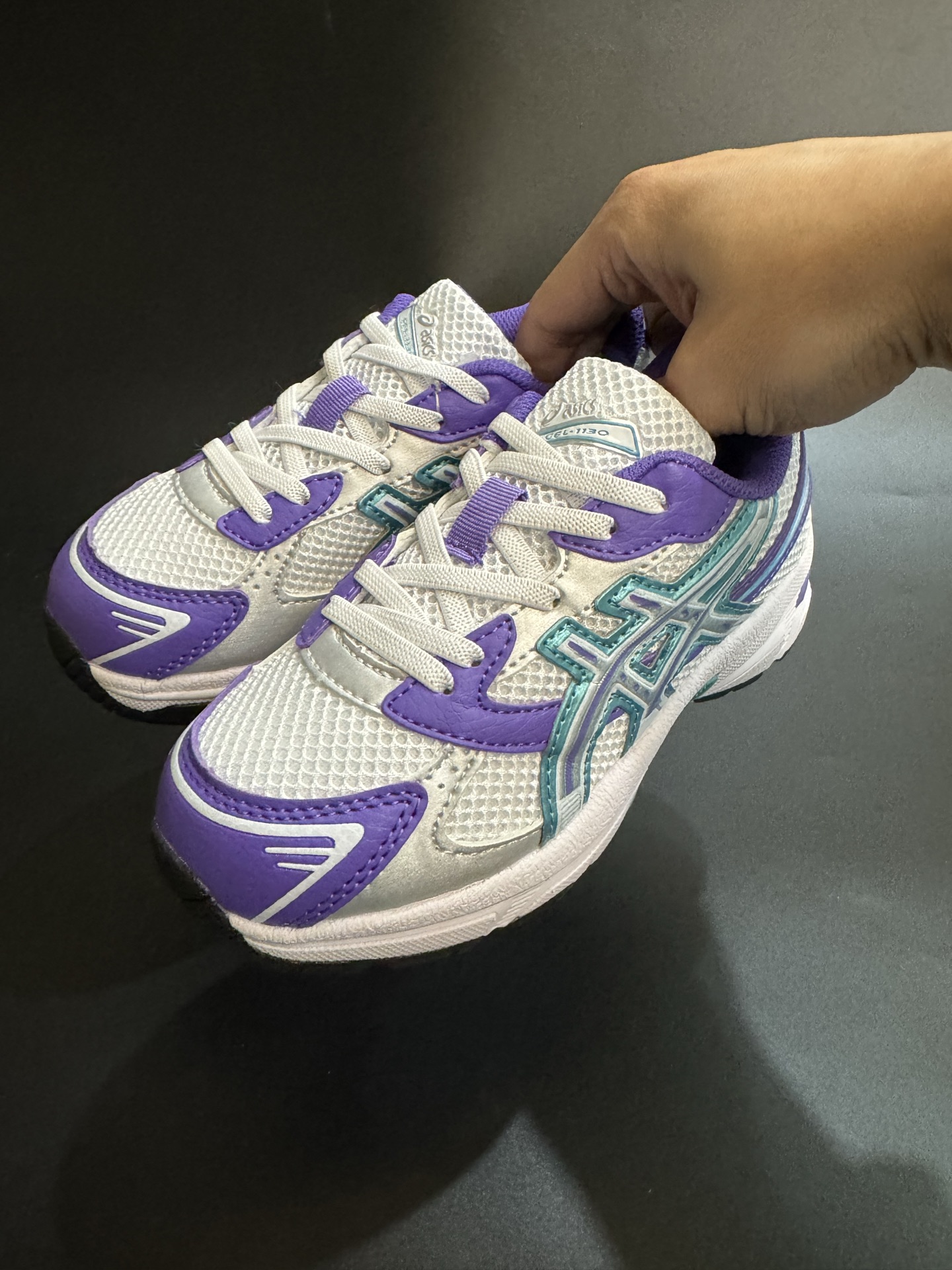 图片[2]-另一工厂 亚瑟士1130弹力松紧带儿童运动鞋26-37码 松紧带设计，穿脱方便✌🏻 网面拼接，质感满满💯 橡胶耐磨防滑大底，脚感超赞👍🏻-选品中心