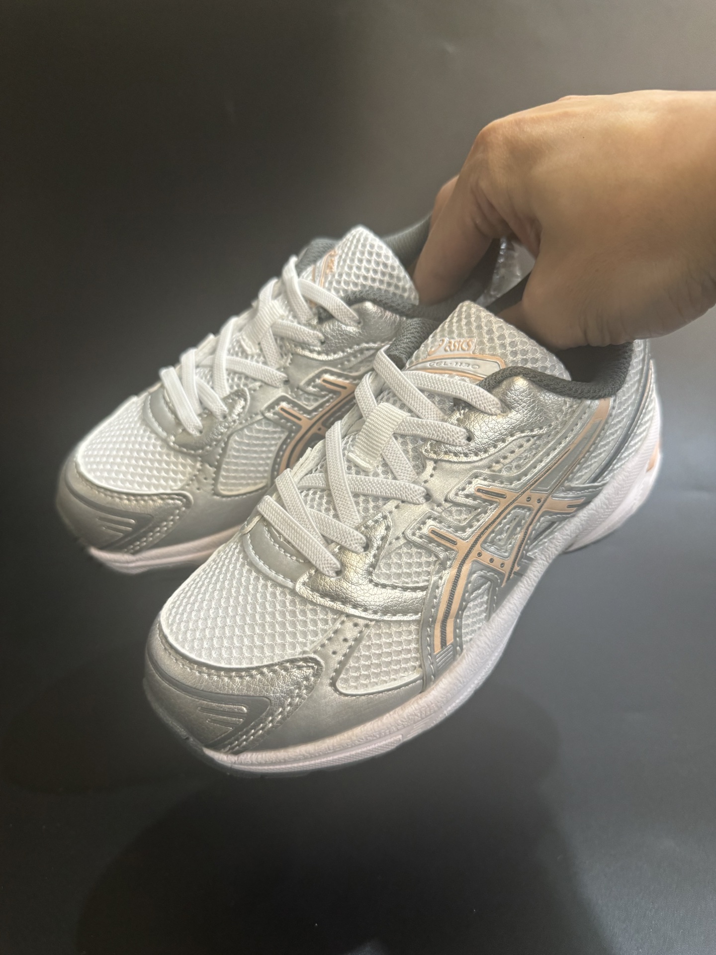 图片[2]-另一工厂 亚瑟士1130弹力松紧带儿童运动鞋26-37码 松紧带设计，穿脱方便✌🏻 网面拼接，质感满满💯 橡胶耐磨防滑大底，脚感超赞👍🏻-选品中心