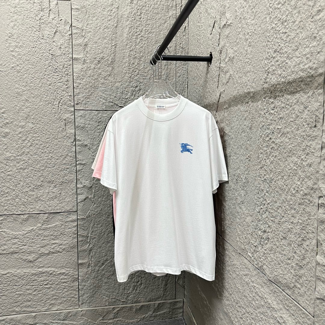 BBR Bao*Li 2025 Estilo primavera y verano Clásico simple bordado de caballo de guerra azul Logotipo personalizado Tejid…