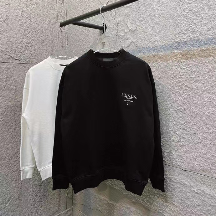 Prada 2025 Early Autumn New Custom Terry Fabric Crew Neck Sweatshirt 2 a1753847619694 3036