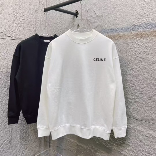 Celine 2025 Early Autumn/Winter Embroidered Logo Sweatshirt - Unisex 1 Celine 2025 Early Autumn/Winter Embroidered Logo Sweatshirt - Unisex