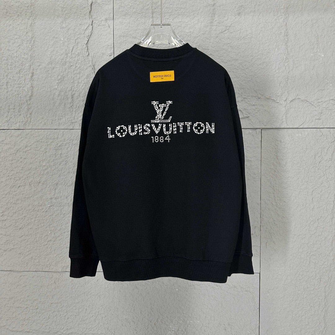 P115 1v * Louis * nuevo estilo de otoño e invierno lv tridimensional perla caliente diamante artesanía tela de felpa pe…