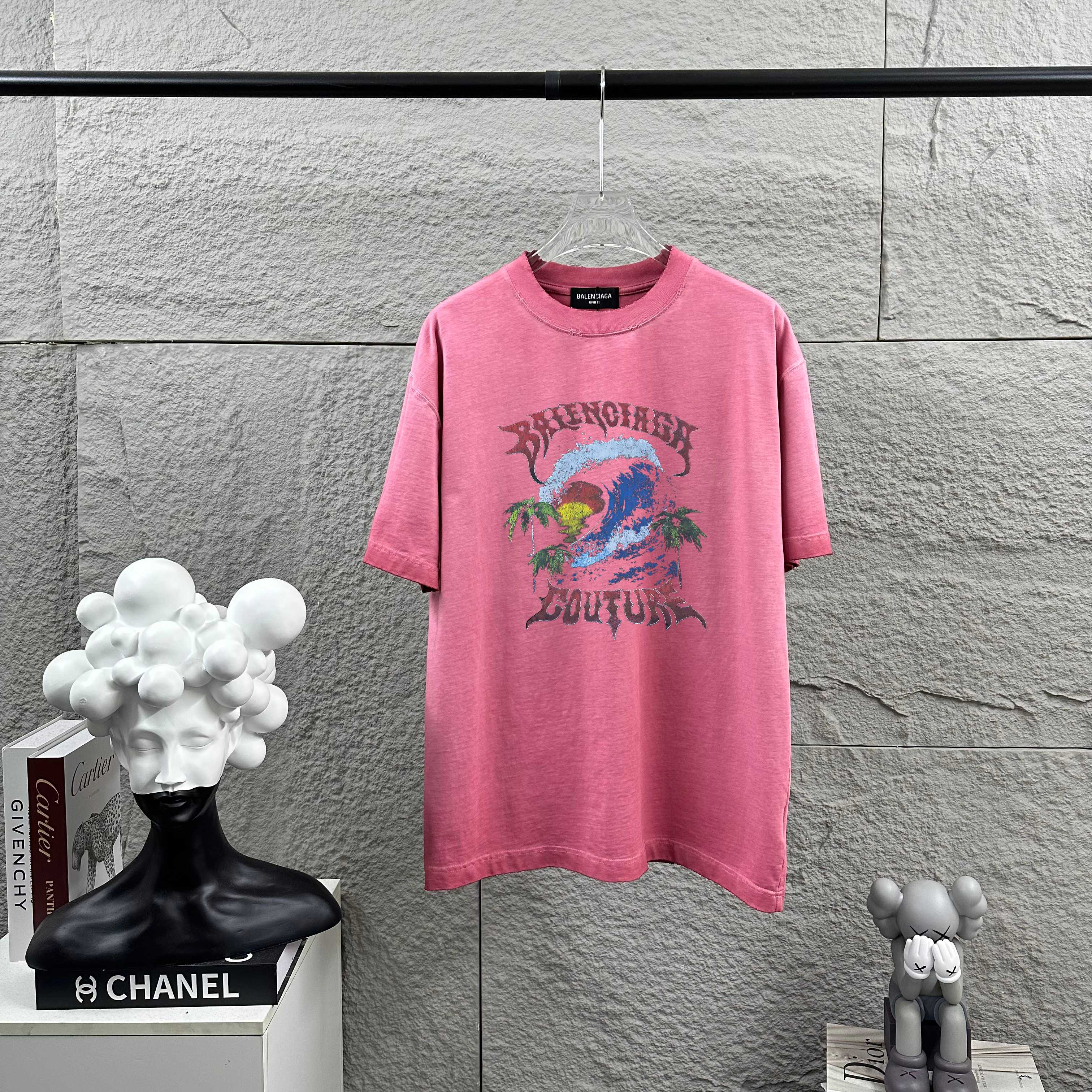P80 BALENciaga*Paris*2026 Nuevo estilo de primavera y verano Estilo lavado deshilachado resistente con agujeros y desga…