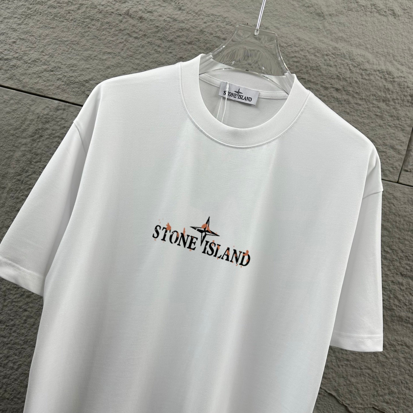 Stone Island STONE*ISLAND*石头岛*2026 春夏新款 图标字母印花 定制双纱平纹纯棉面料 短袖T恤