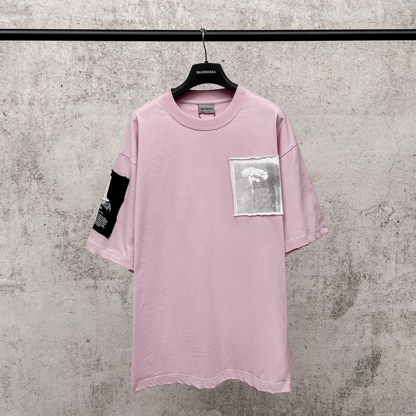 P95 Foto real [Versión superior. Calidad del sitio web oficial] BALENCI*GA/Paris.SS26 último modelo Camiseta de manga c…