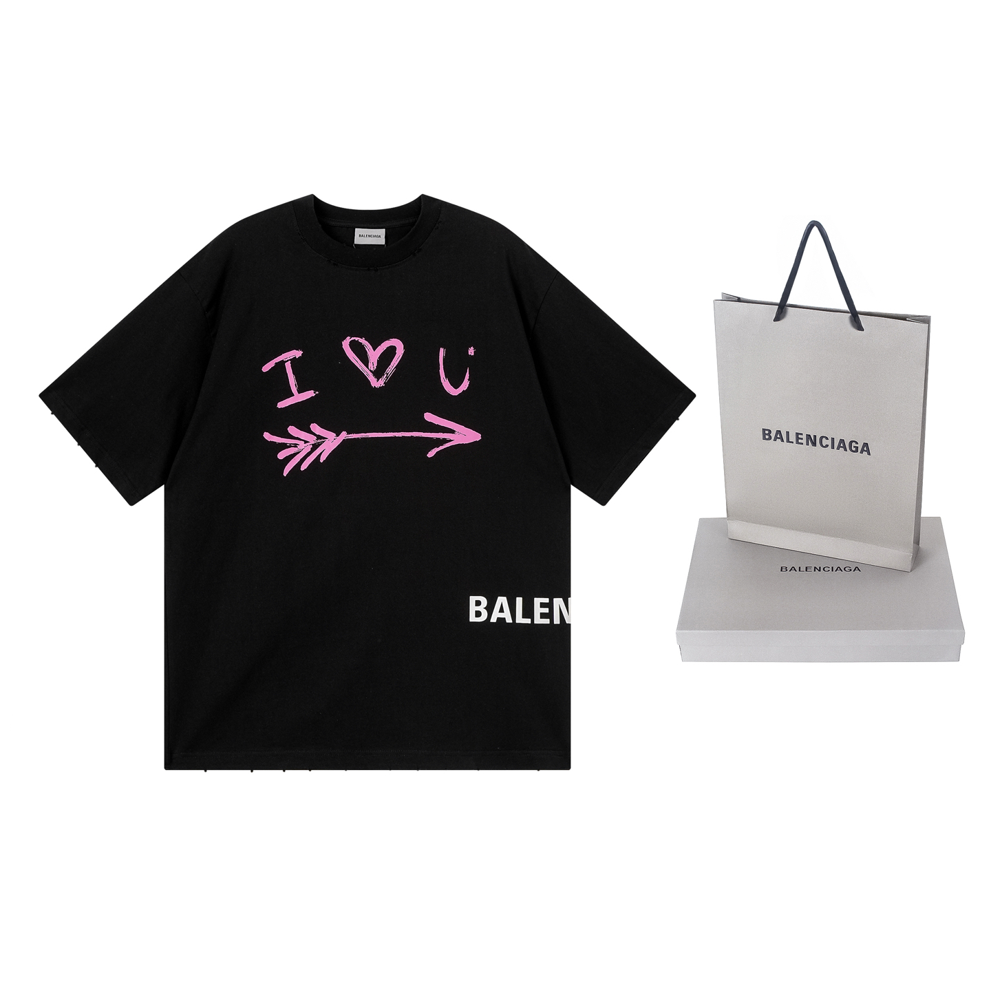 P80 tiro real [versión superior. calidad del sitio web oficial] BALENCI*GA/Paris. SS26 último modelo. Camiseta de manga…