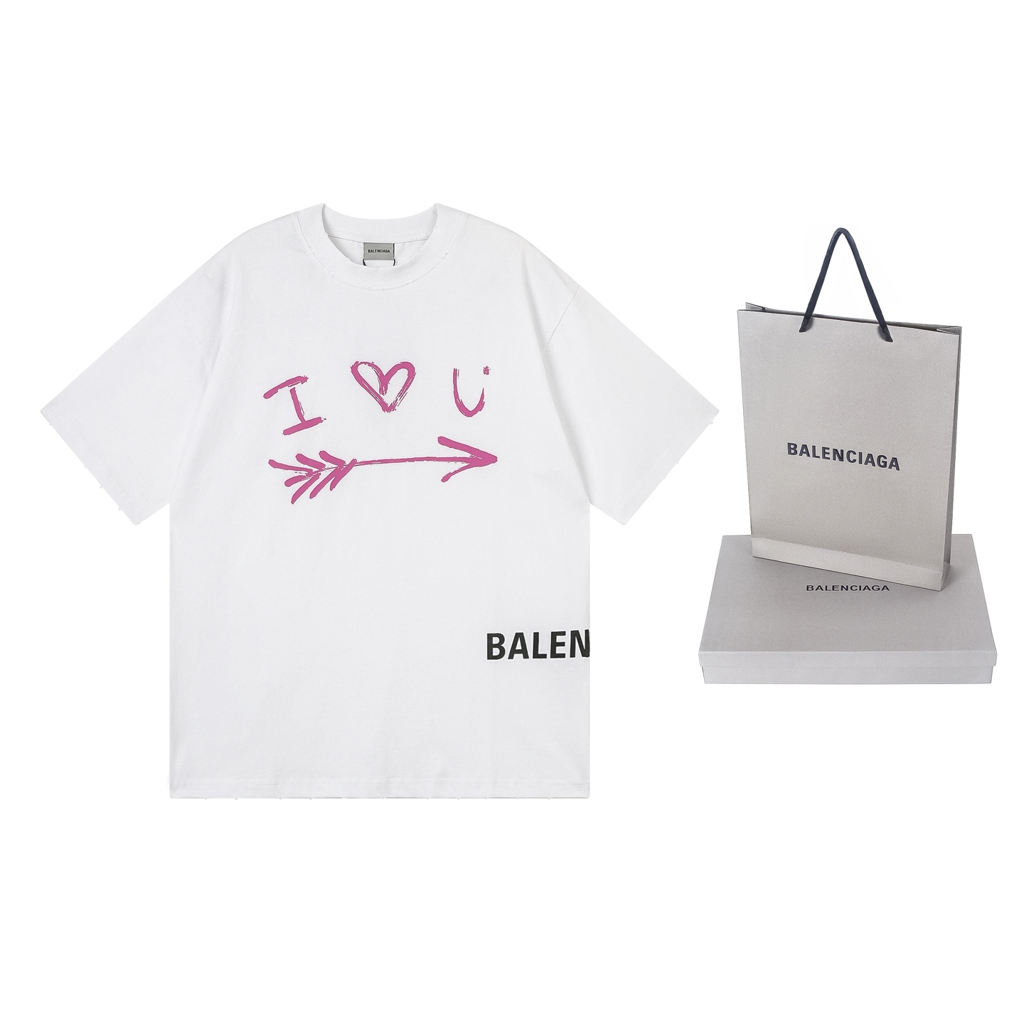 P80 tiro real [versión superior. calidad del sitio web oficial] BALENCI*GA/Paris. SS26 último modelo. Camiseta de manga…