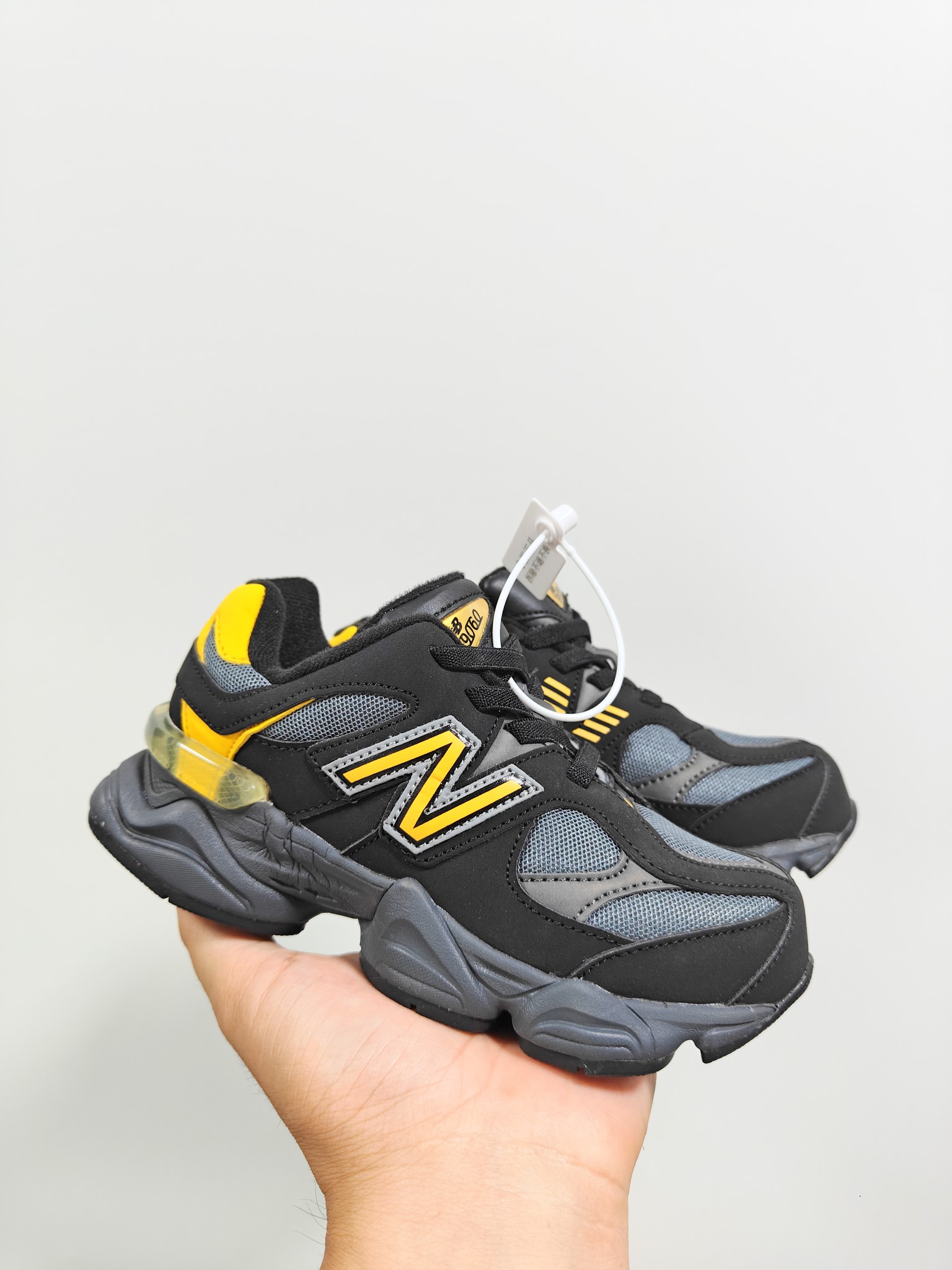 “NB 9060 Loose-Banded Children’s Shoes: Stylish Overseas Version with Elephant Design” - 图片 8