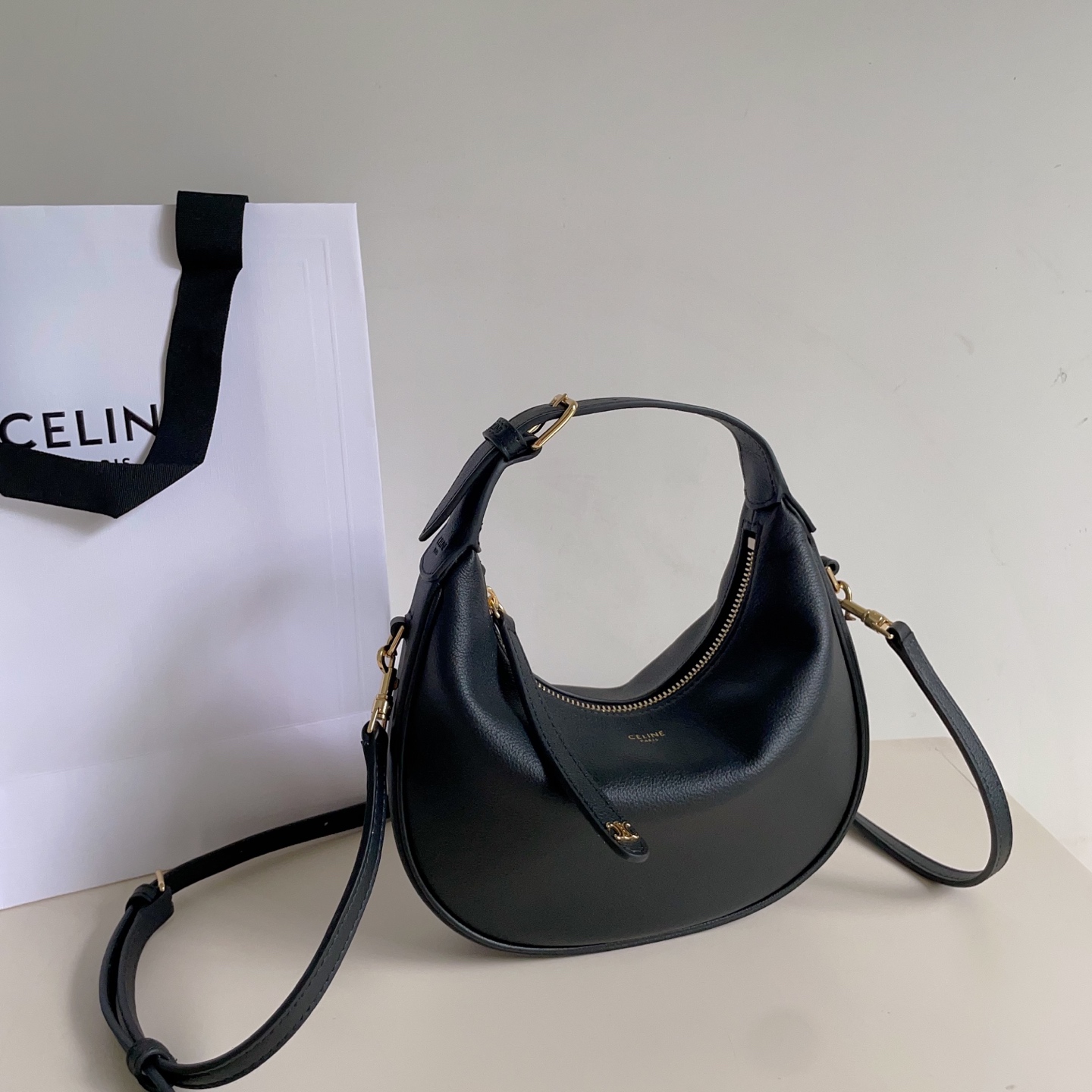 Celine 25 new lulu small crescent moon