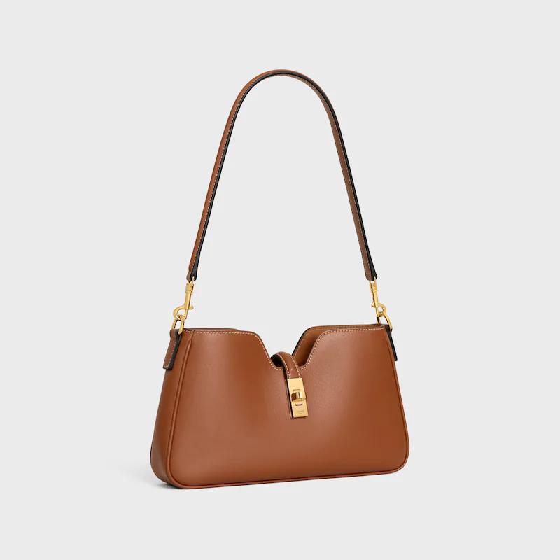 Celine Camille Handbag in Tan Leather with Gold Hardware Shoulder Bag 3 i1755150477899 4638 0 1