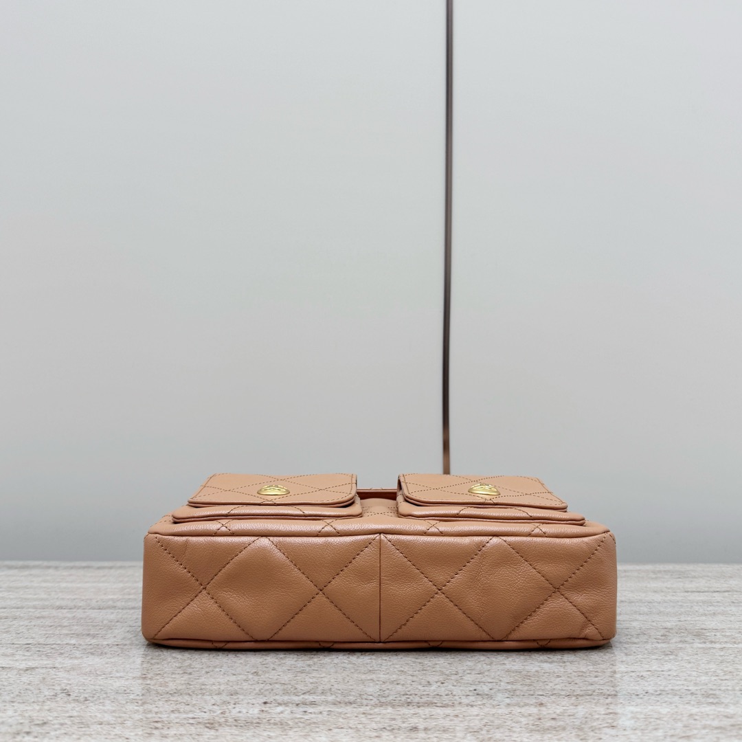 Chanel 24P Hobo Bag Caramel Brown Quilted Leather with Gold Hardware 5 i1736263116947 7827 0 3