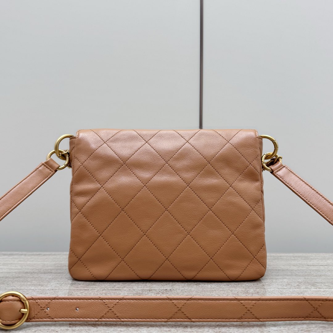 Chanel 24P Hobo Bag Caramel Brown Quilted Leather with Gold Hardware 3 i1736263118751 3086 0 1
