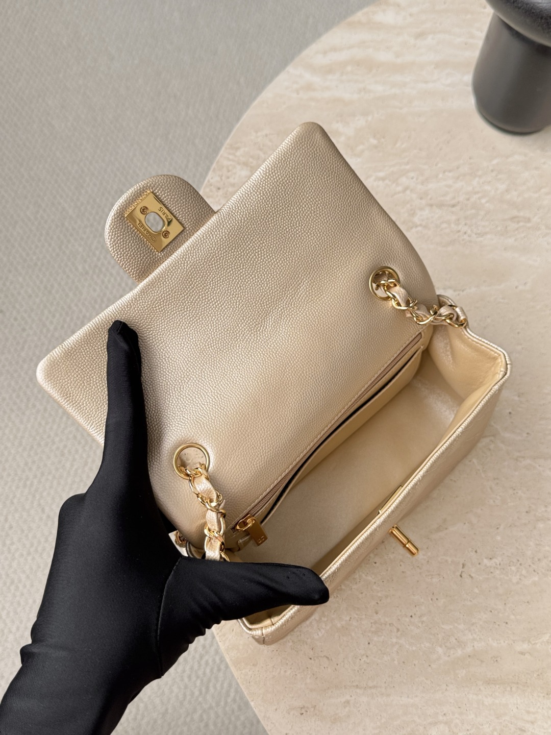 샤넬 가방 금장 캐비어 33624 Chanel Bag
