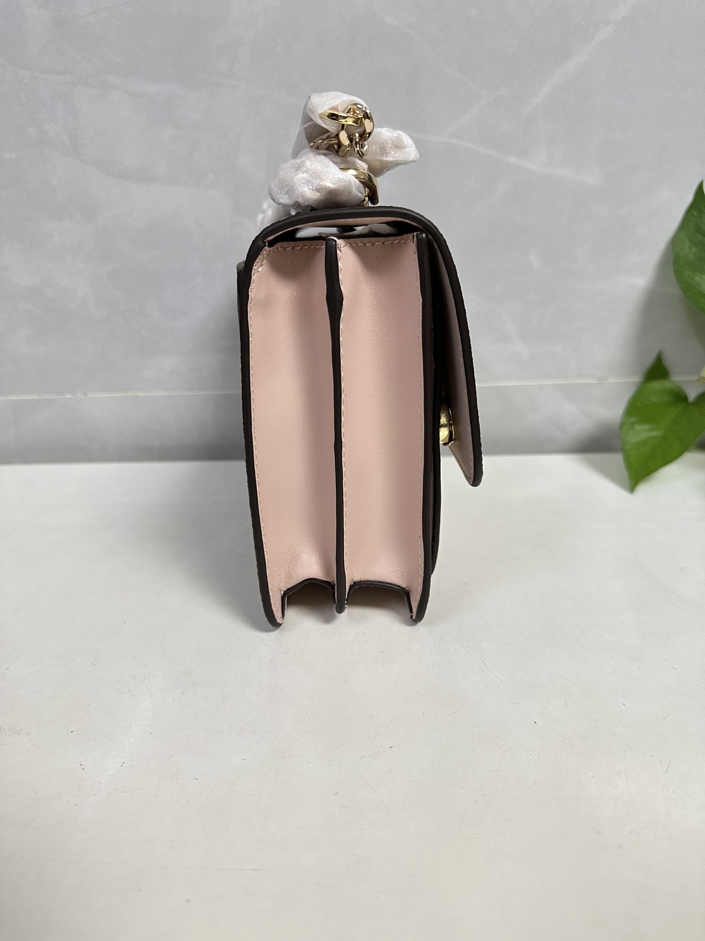 Michael Kors MKJade老花拼皮斜挎包