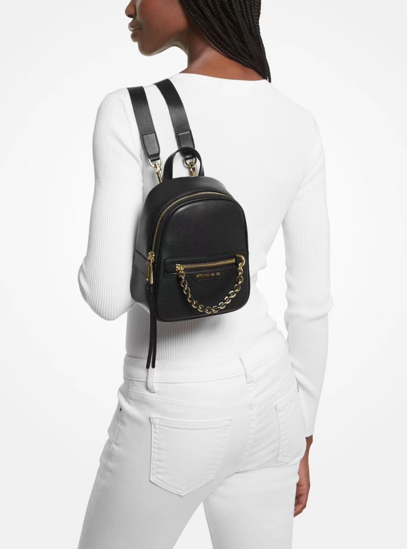 Michael Kors MICHAEL KORs 新款MK Elliot 超小号链条饰斜挎双肩背包女包
