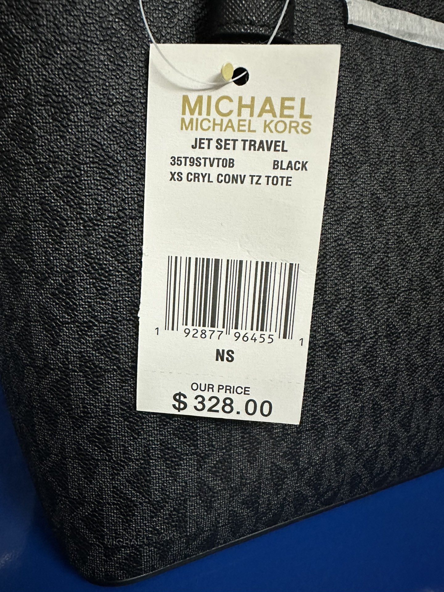 Michael Kors MK新款小号购物袋 十字纹牛皮 购物袋pv专用面料样式 设计改成了小号 额外加了长背带