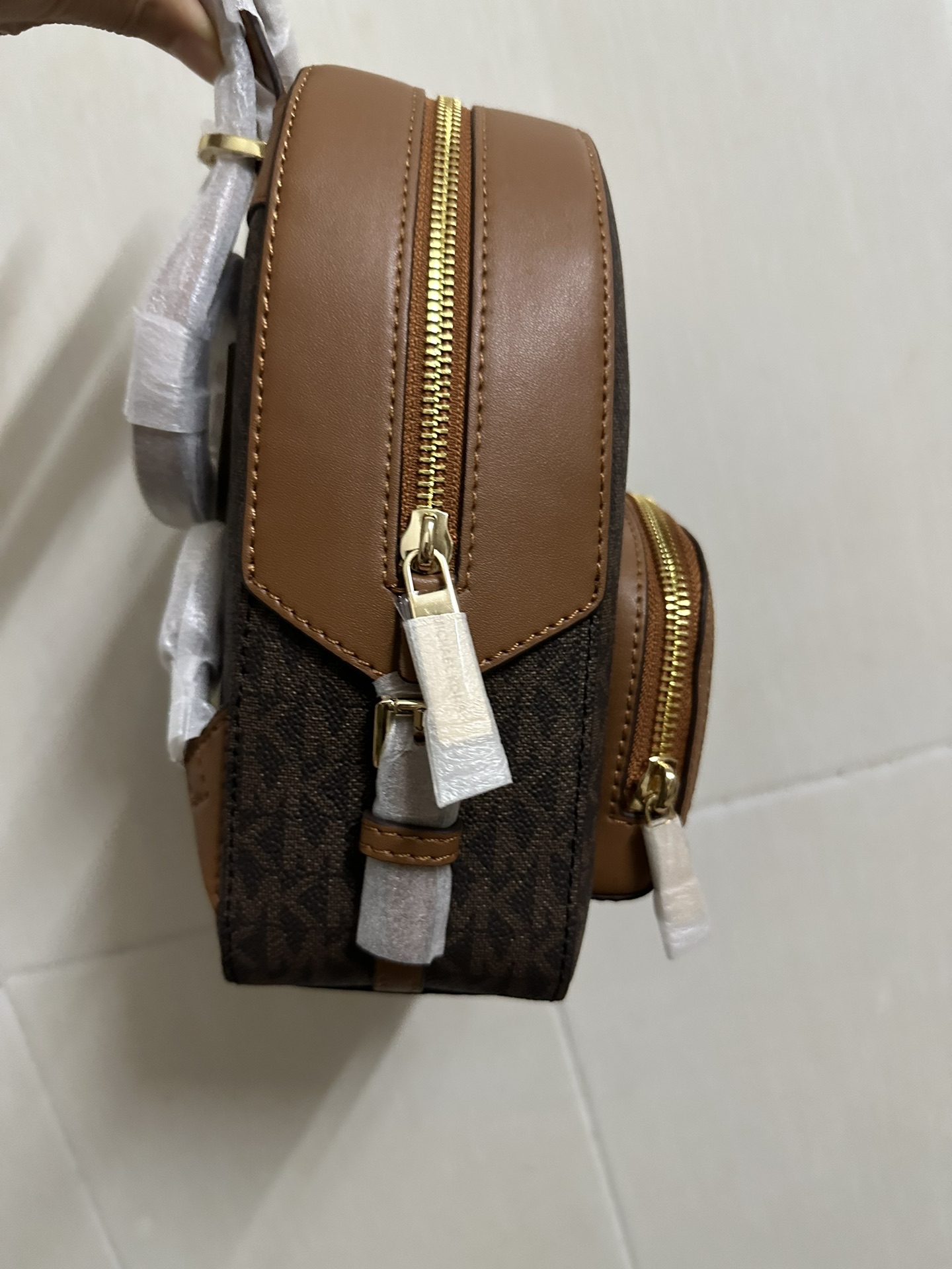 Michael Kors 新款AMK背包2拼皮小号，A