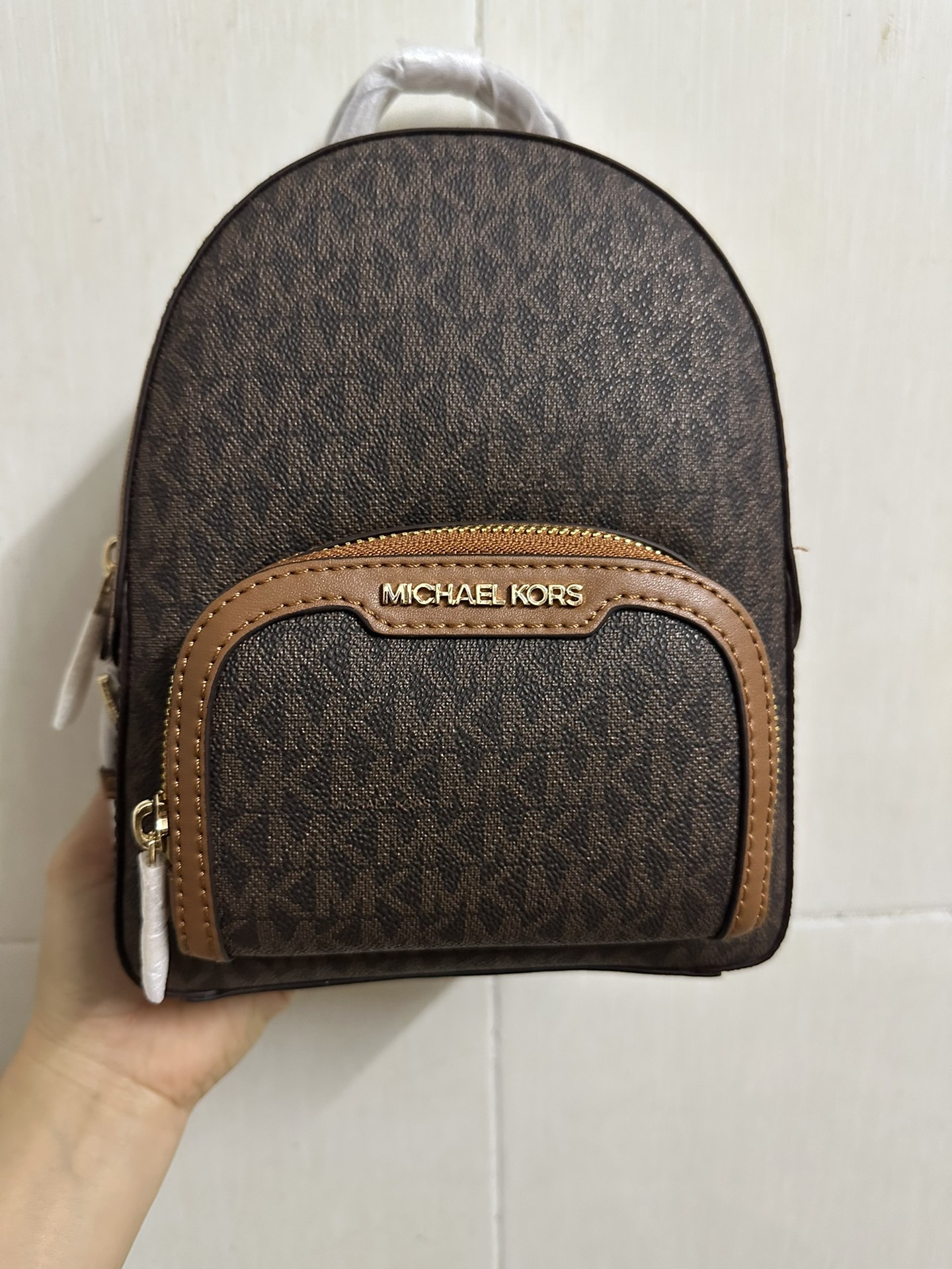 Michael Kors 新款AMK背包2拼皮小号，A