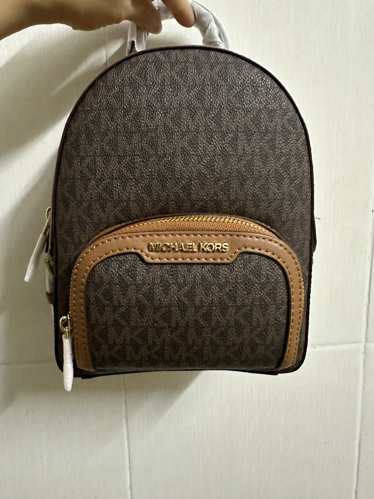Michael Kors 新款AMK背包2拼皮小号，A