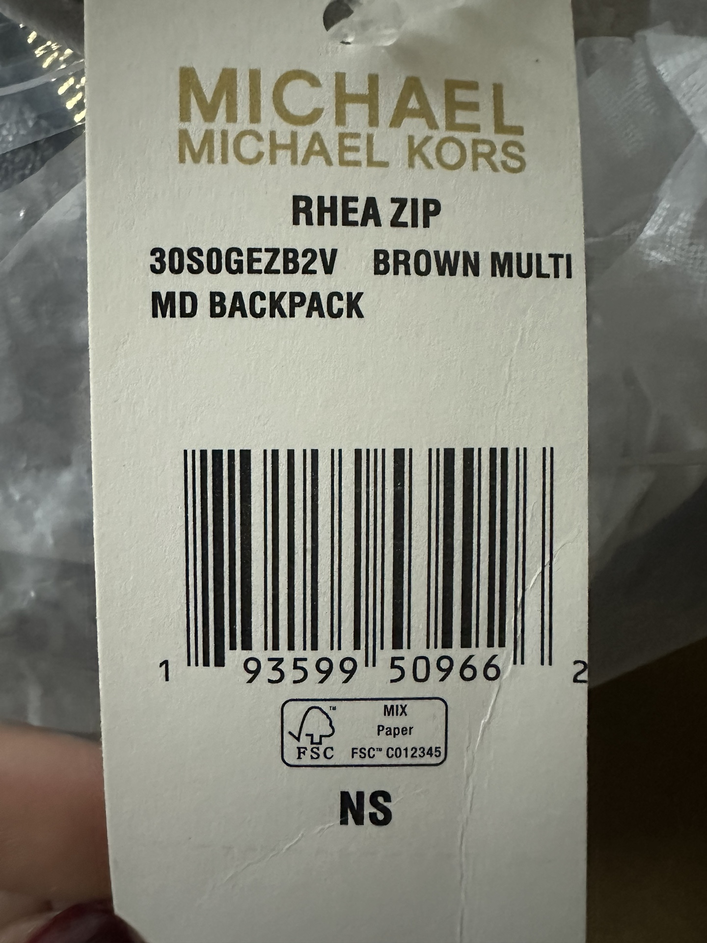 Michael Kors MK背包2拼皮3拼色