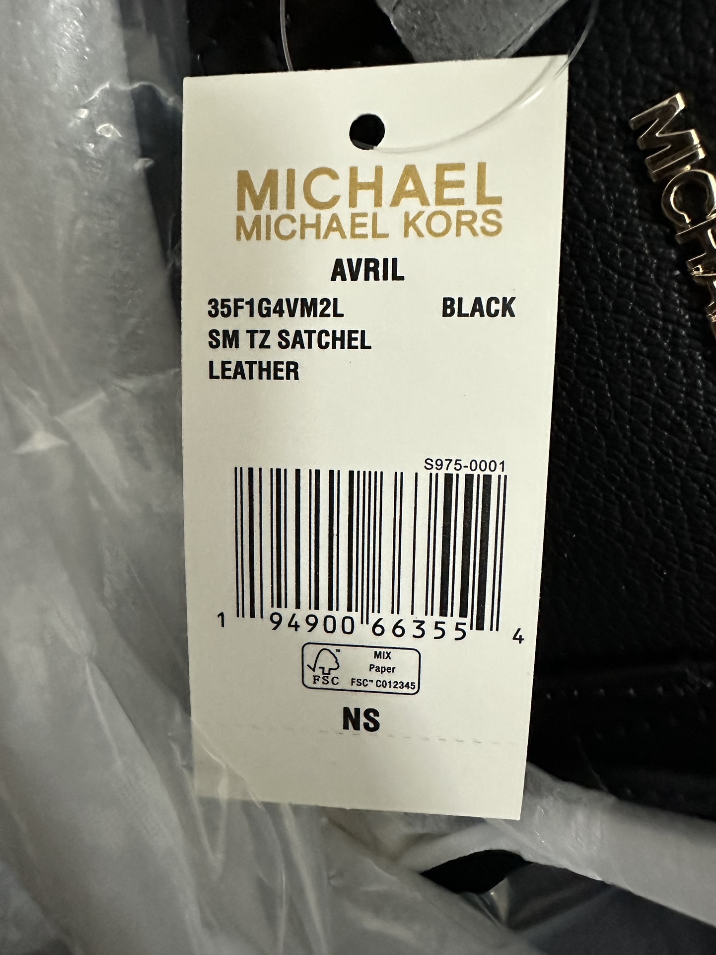 Michael Kors 新款小号饺子包，黑色