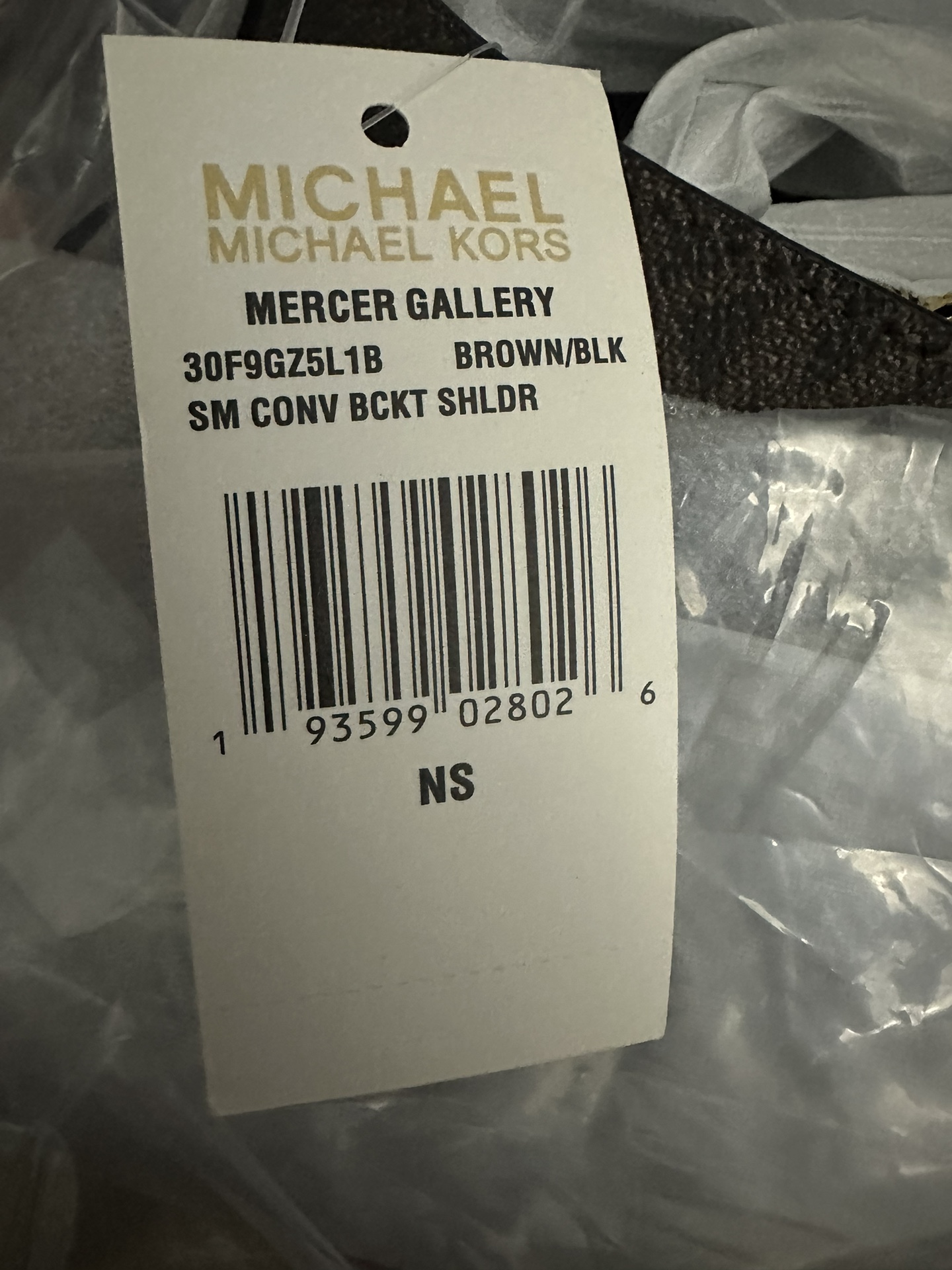 Michael Kors 棕色拼黑色