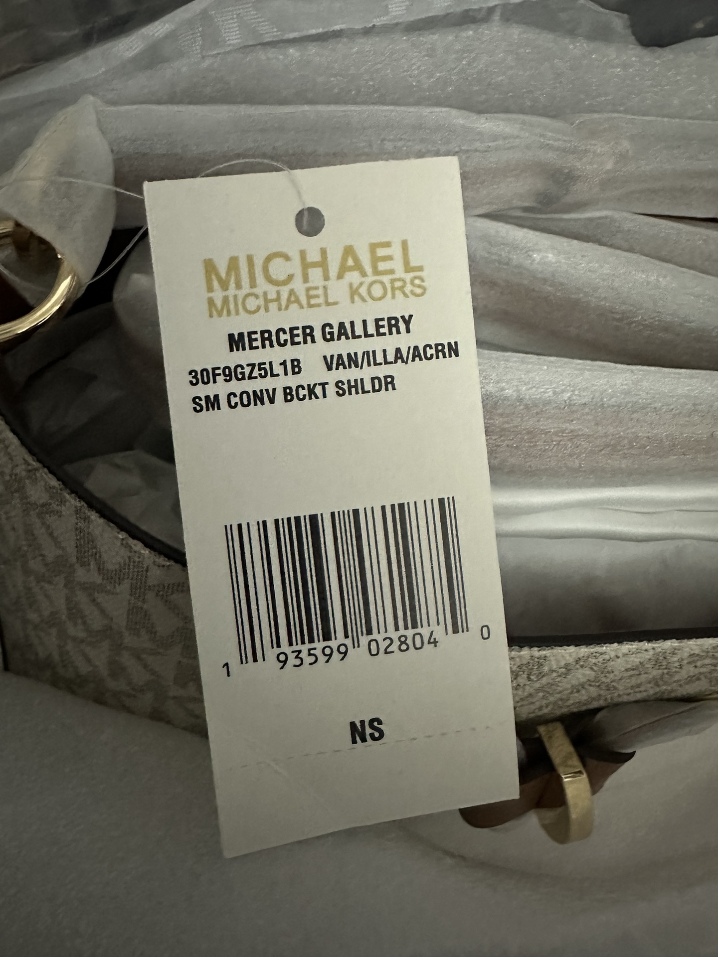 Michael Kors 白色拼棕色