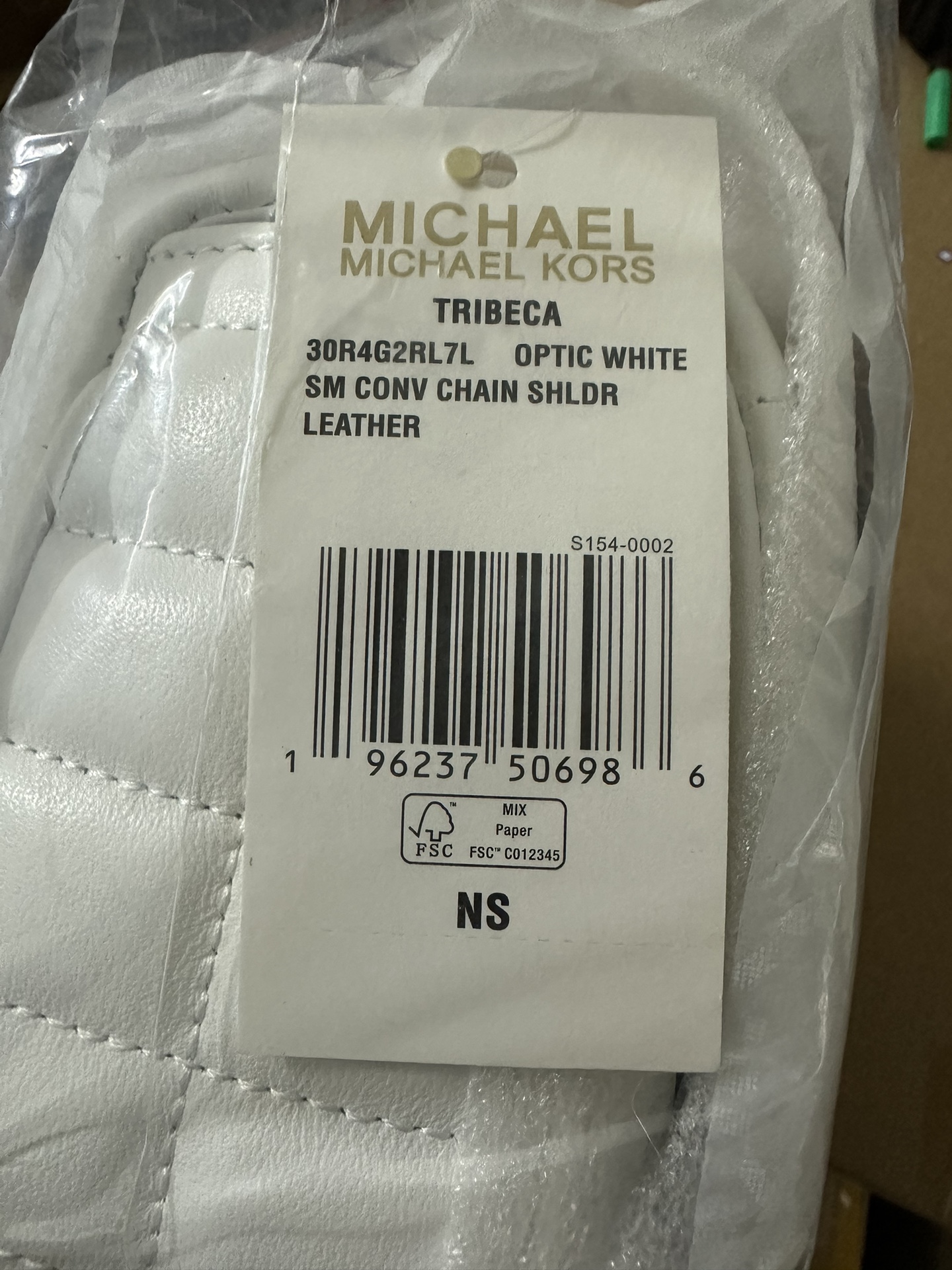Michael Kors 翠贝卡绣花格子新款包，MK新款TRIBECA系列羊皮方格绗缝锁扣翻盖手提单肩包