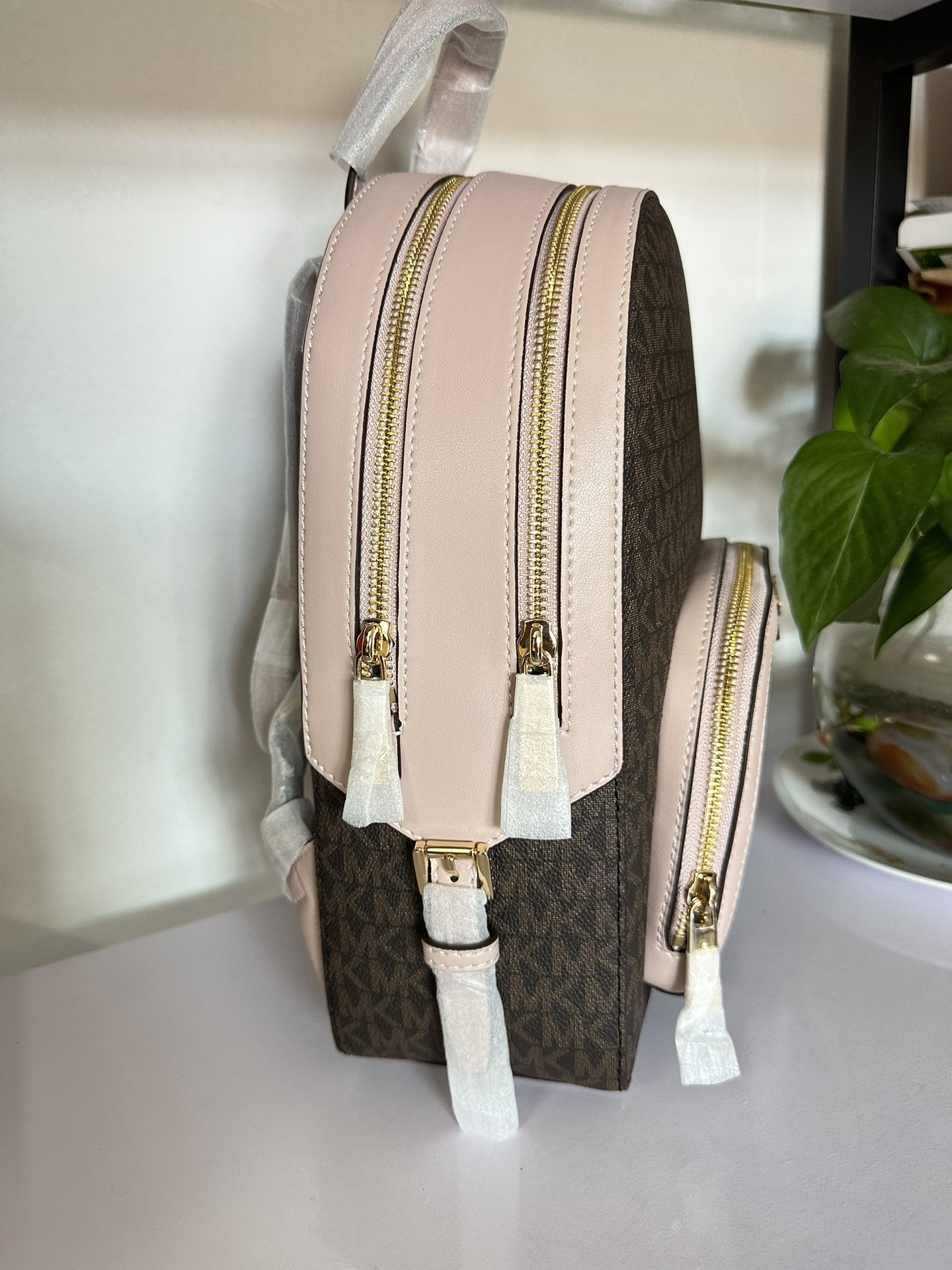 Michael Kors 2024年新款AMK背包2拼皮中号 A
