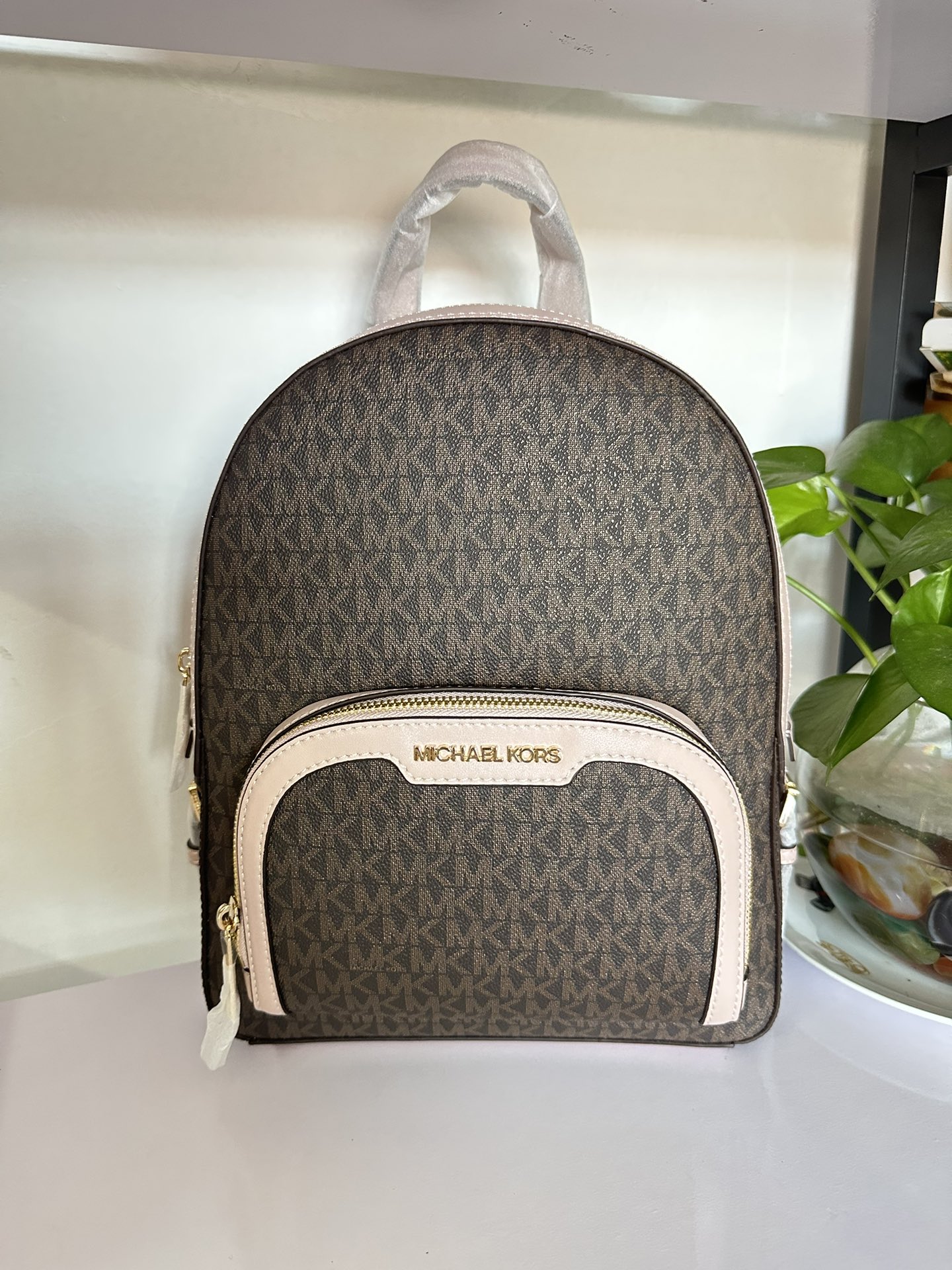 Michael Kors 2024年新款AMK背包2拼皮中号 A