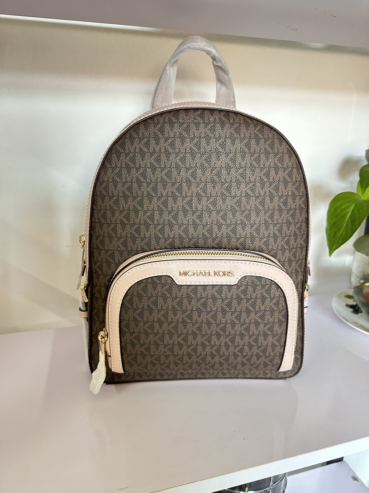 Michael Kors 2024年新款AMK背包2拼皮中号 A
