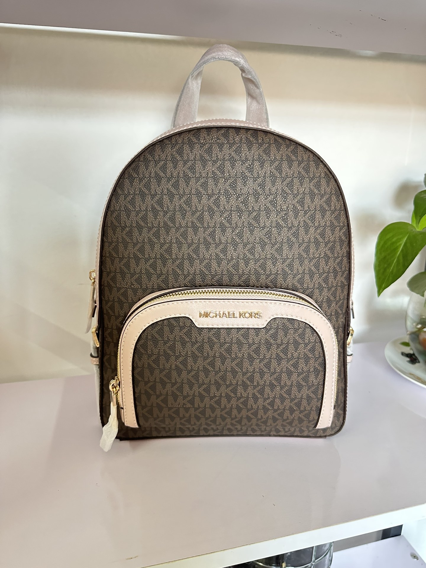 Michael Kors 2024年新款AMK背包2拼皮中号 A