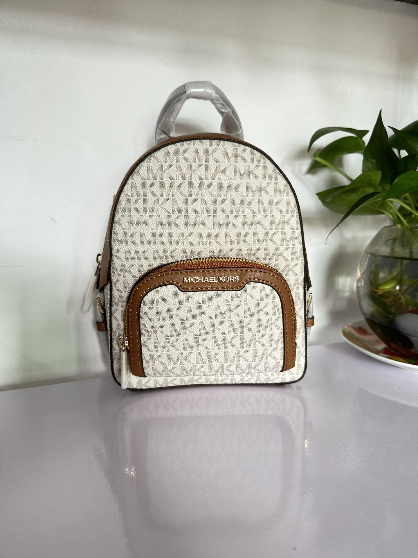 Michael Kors 新款AMK背包2拼皮小号，A