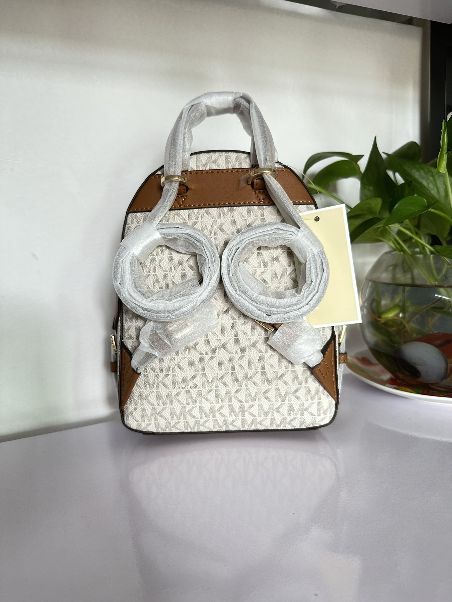 Michael Kors 新款AMK背包2拼皮小号，A
