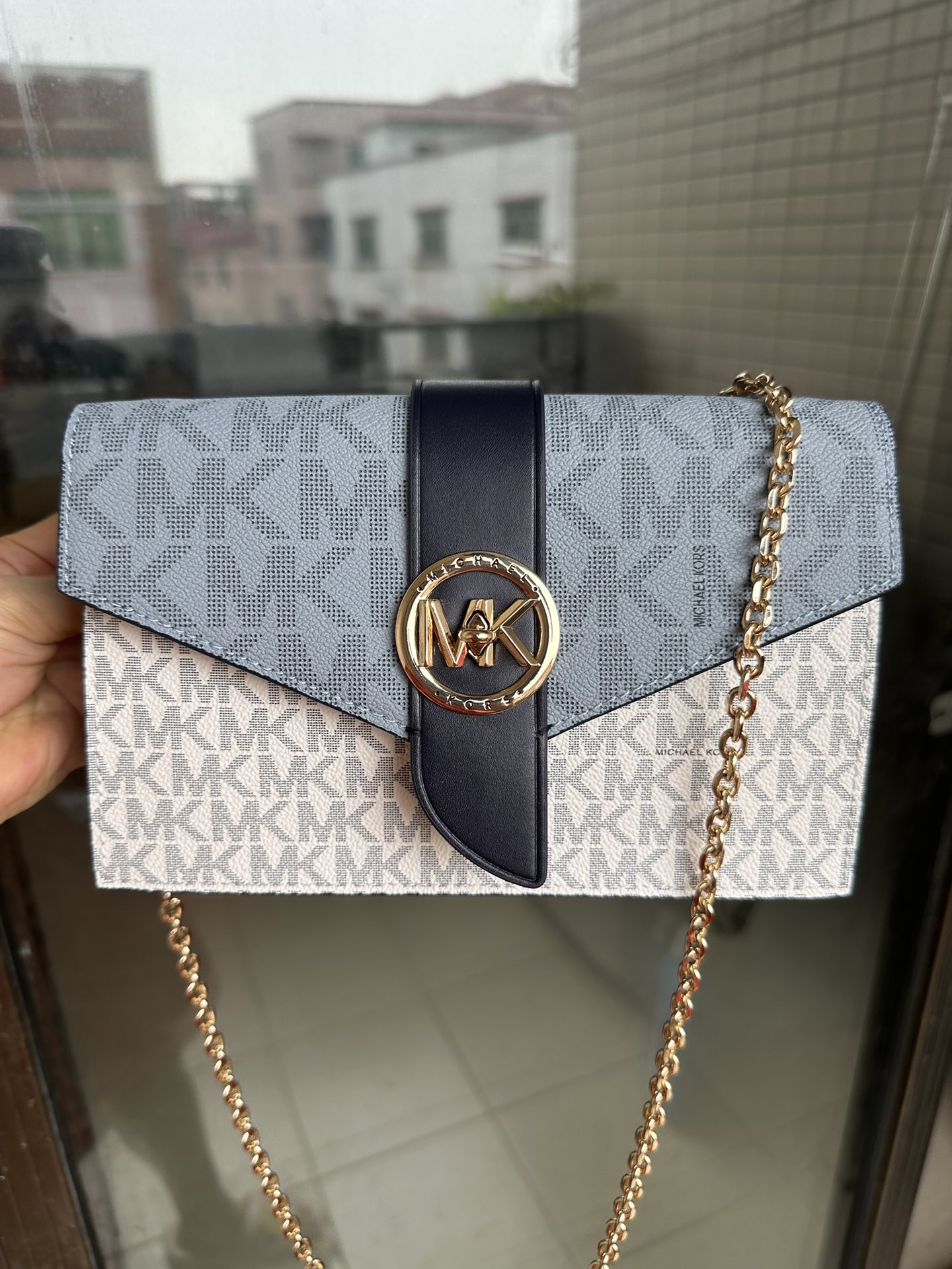 Michael Kors MK专用材料加牛皮配制而