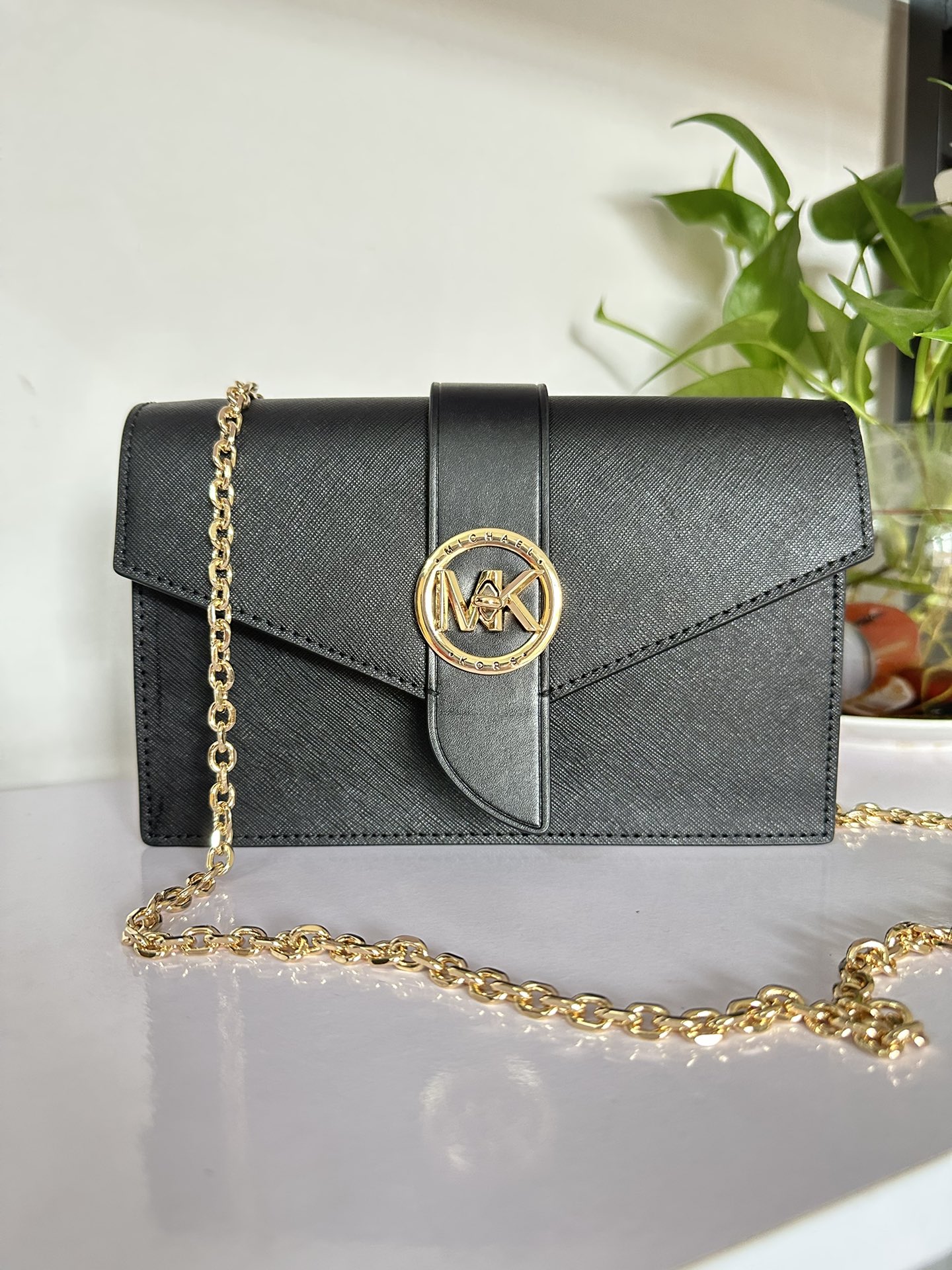 Michael Kors MK专用材料加牛皮配制而