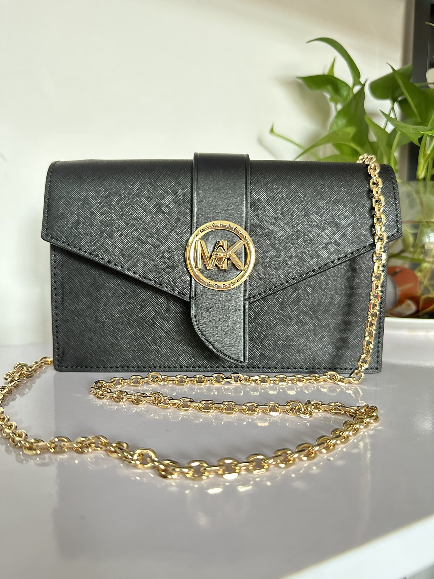 Michael Kors MK专用材料加牛皮配制而